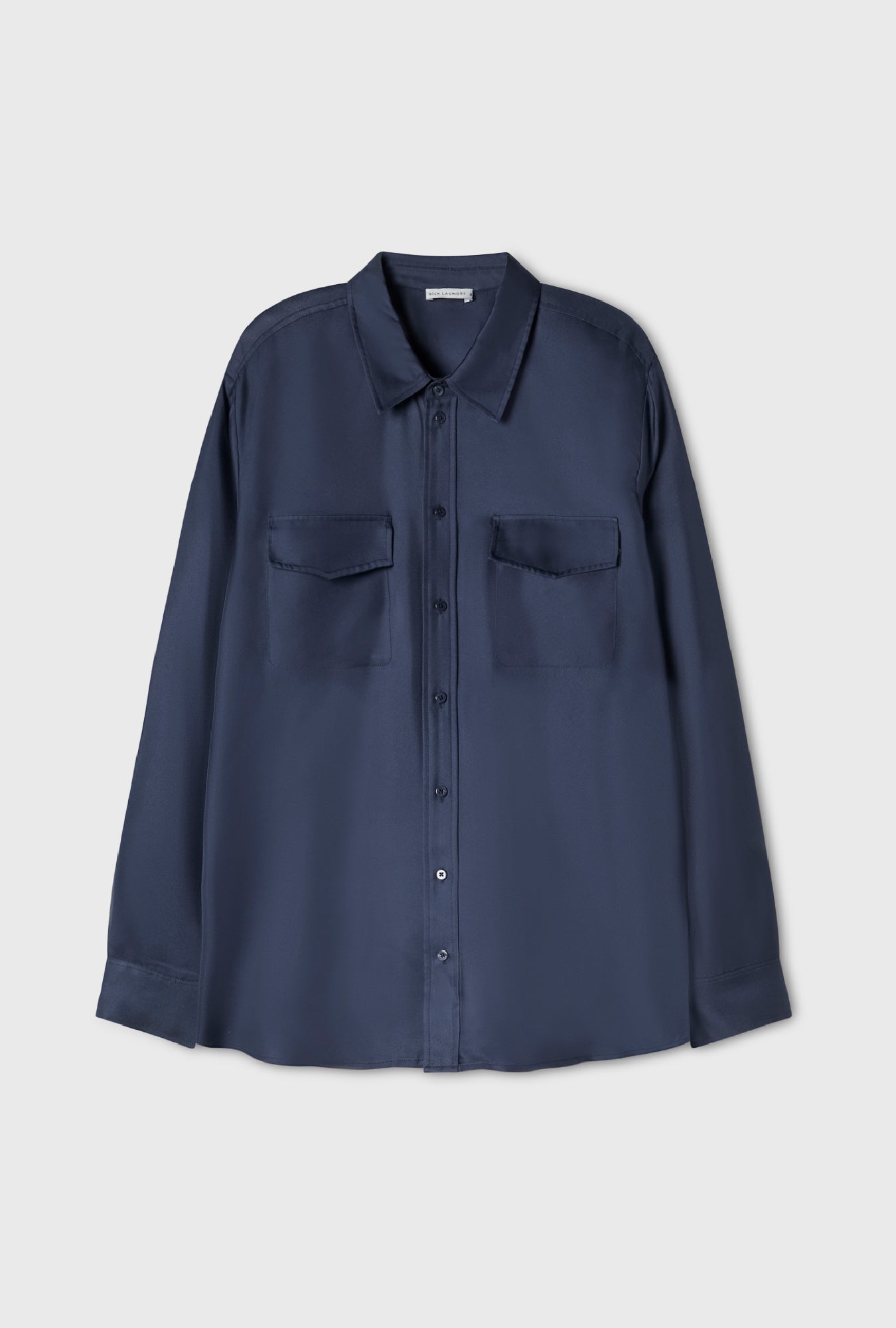 Twill Boyfriend Shirt Midnight