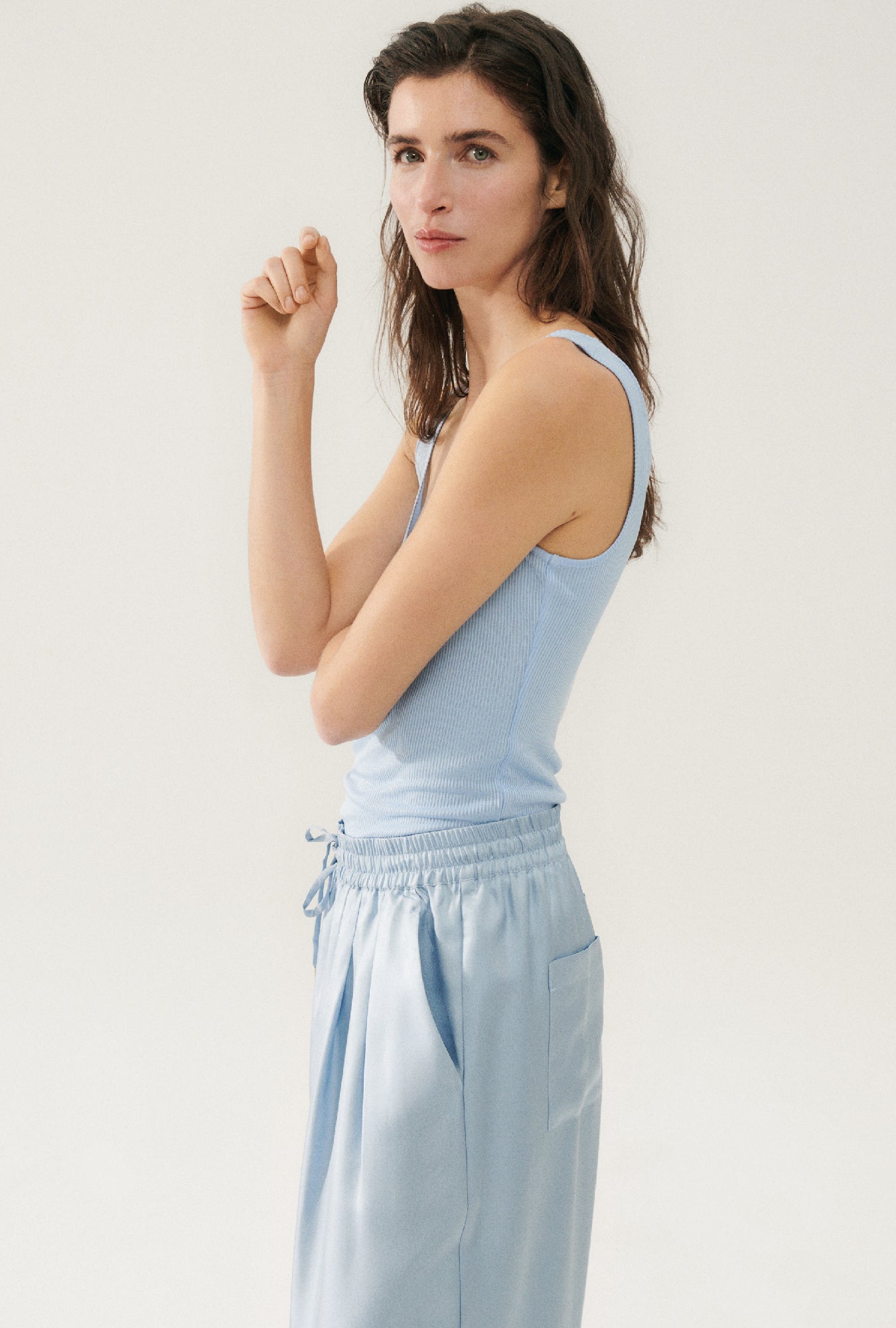 Ribbed Tank Sky