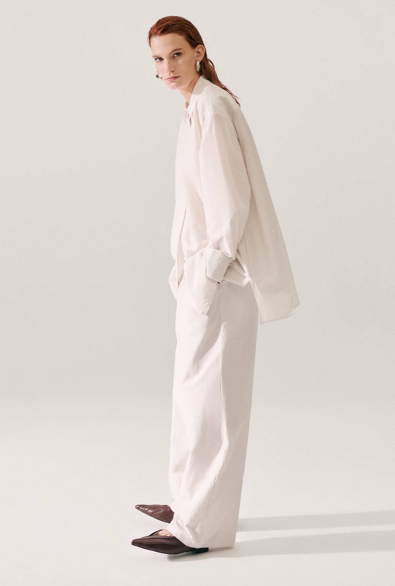 Pantalon en papier en soie de coton anti-poussière