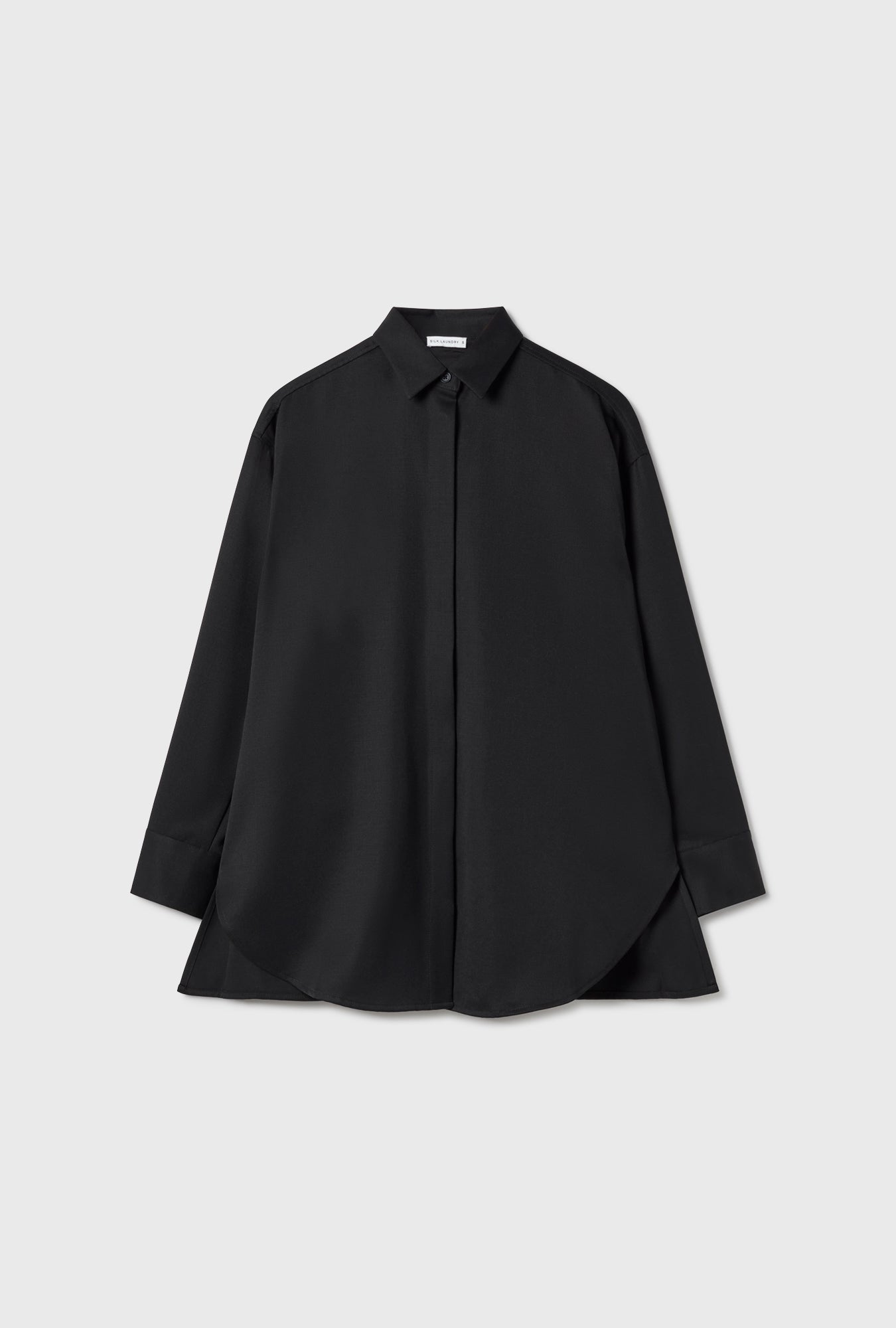 Surchemise en laine noire