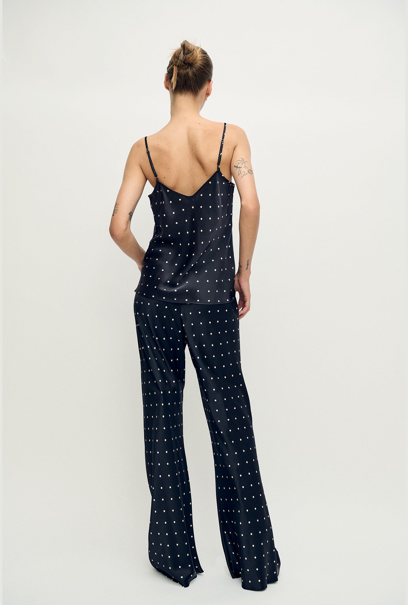 Bias Cut Cami Small Polka Dot