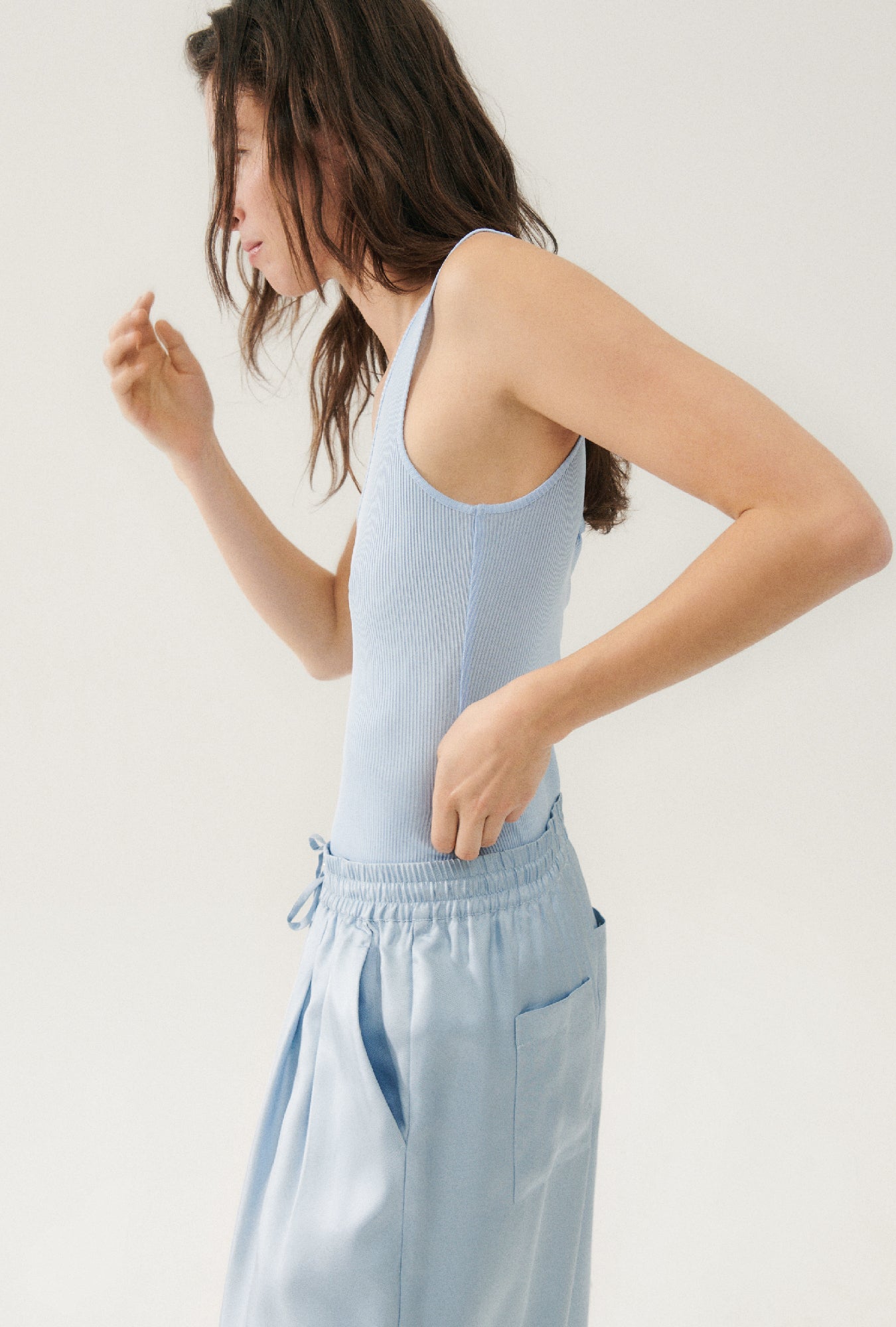 Ribbed Tank Sky