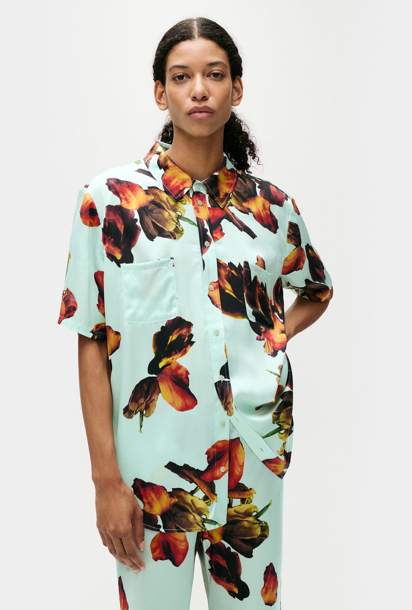 Chemise Boyfriend Manches Courtes Tulipa Dew
