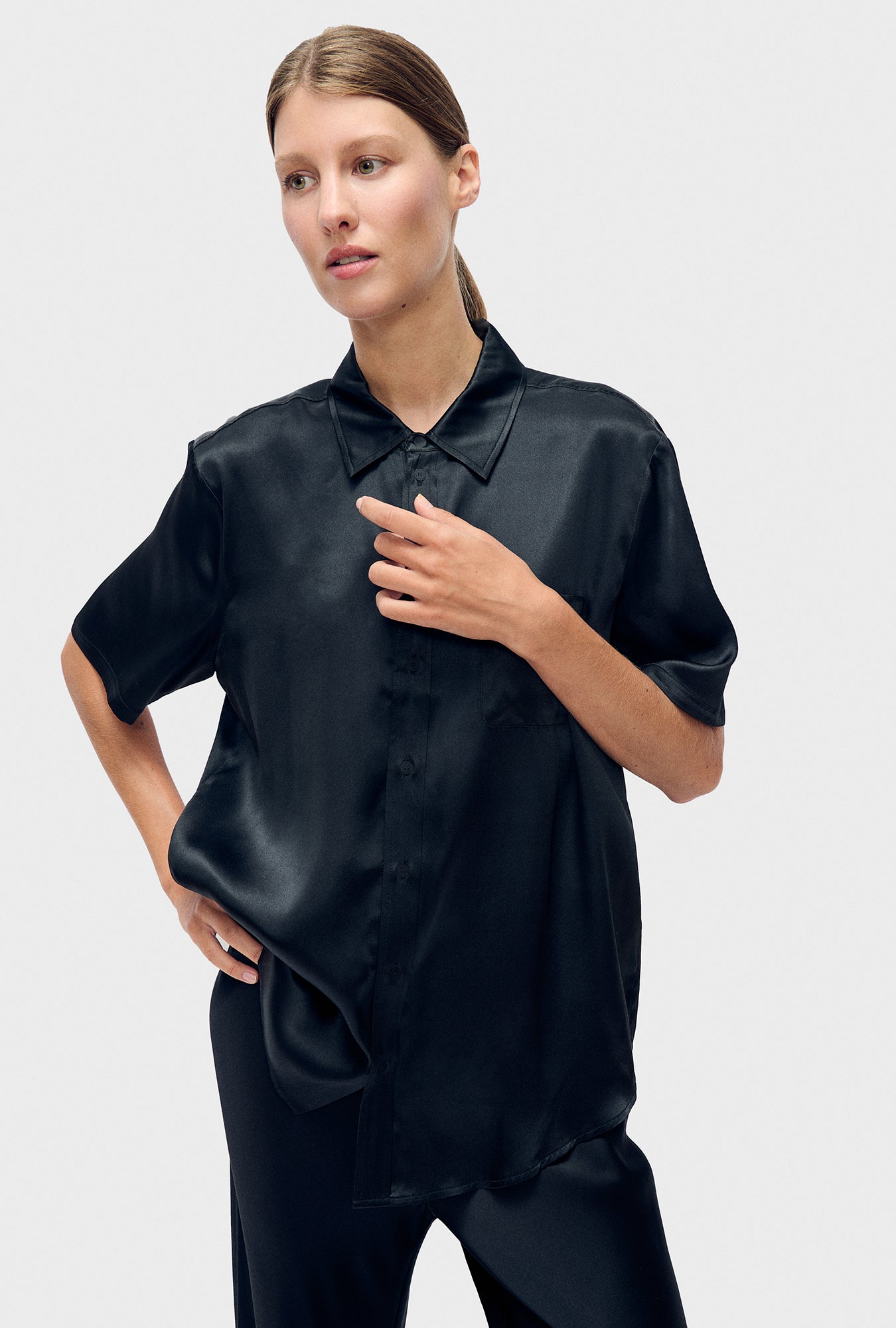 Chemise Boyfriend Manches Courtes Année du Cheval