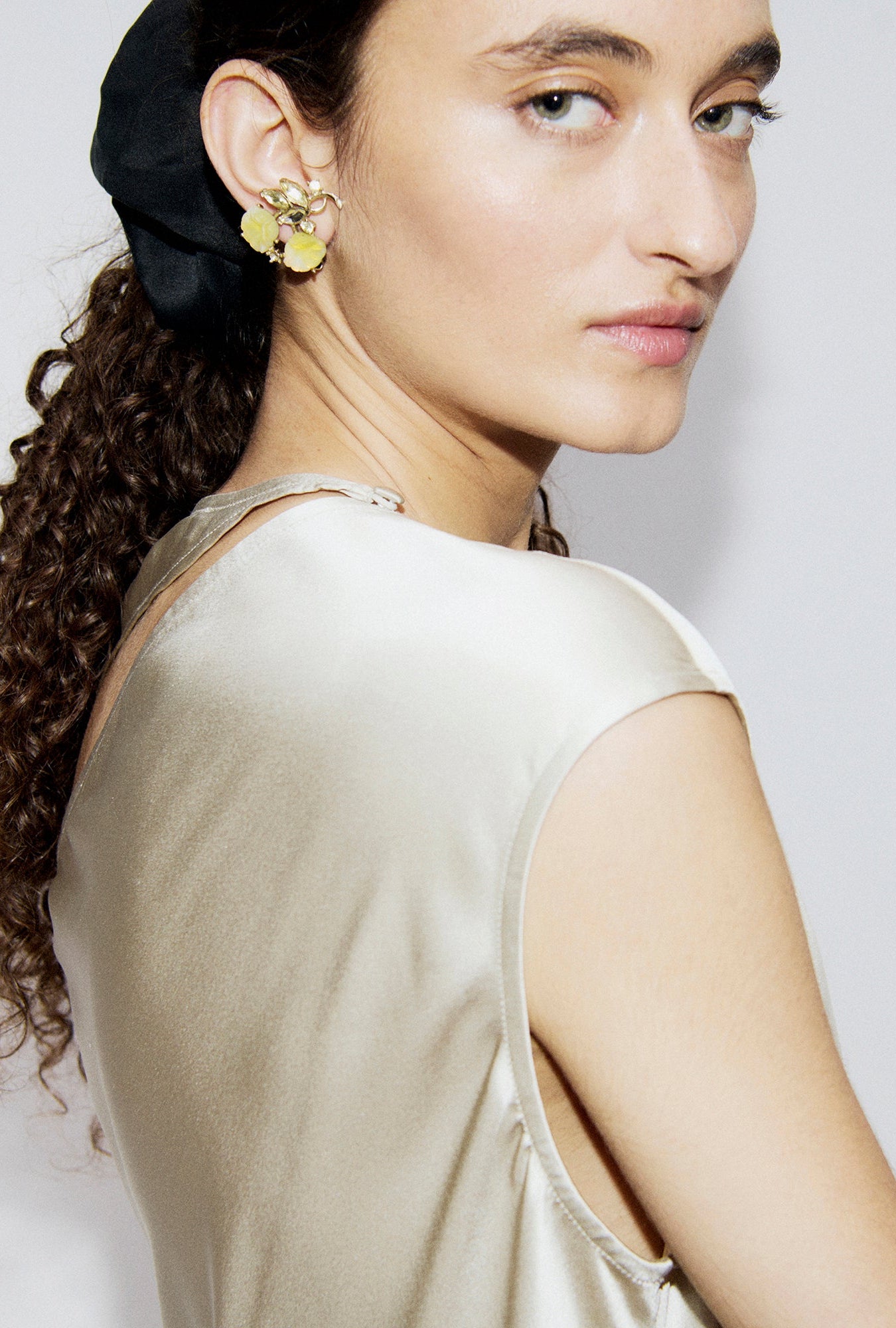 Drape Dress Hazelnut