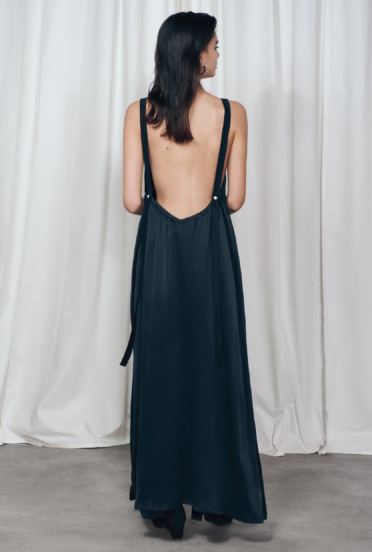 Robe trapèze noire