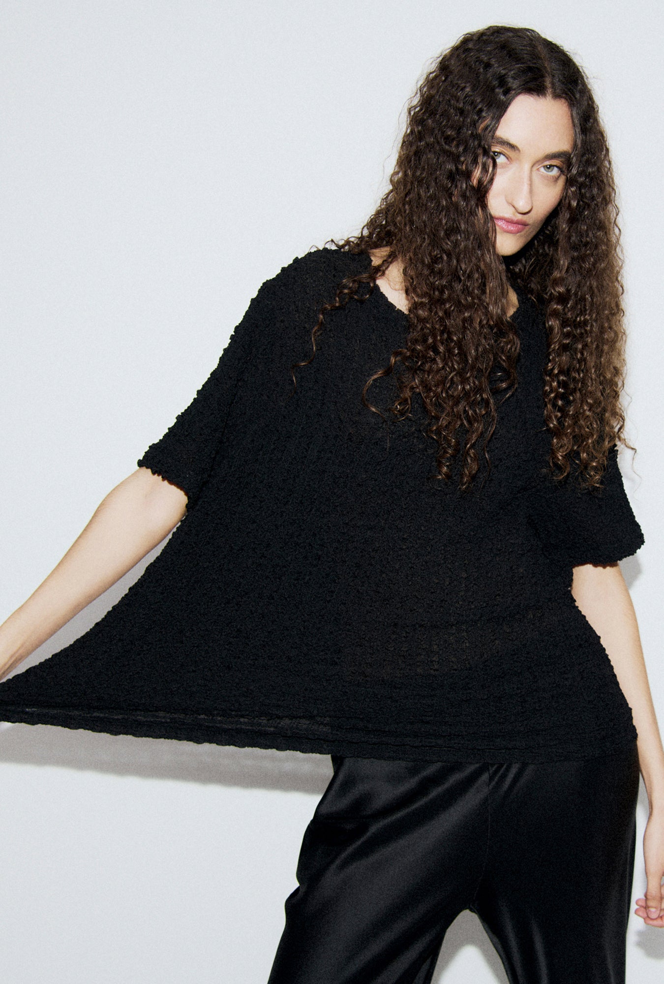 T-shirt Pebble noir