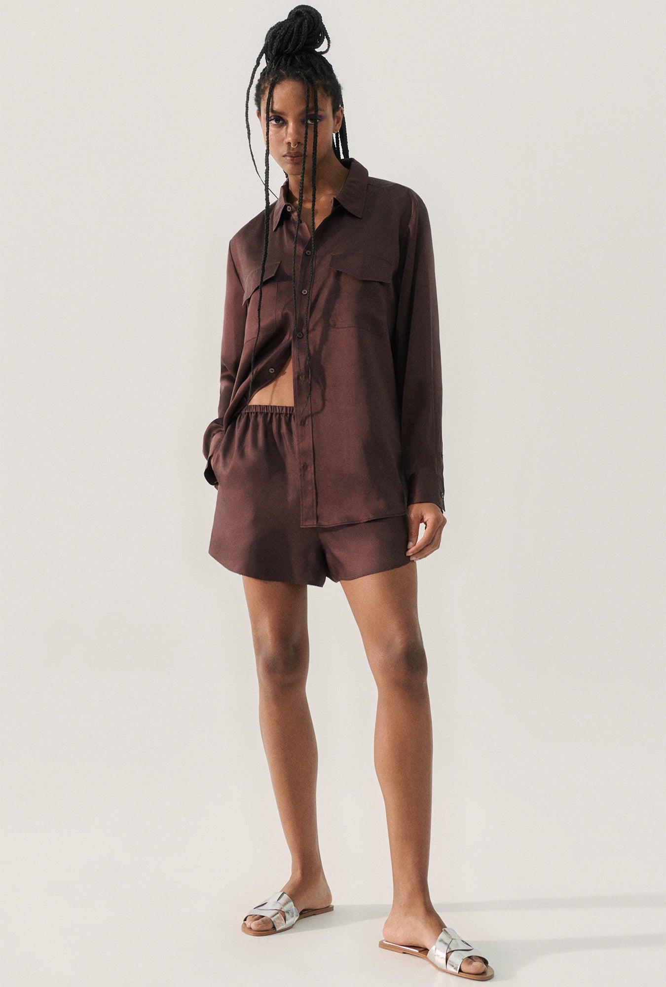 Boyfriend Shirt Cacao