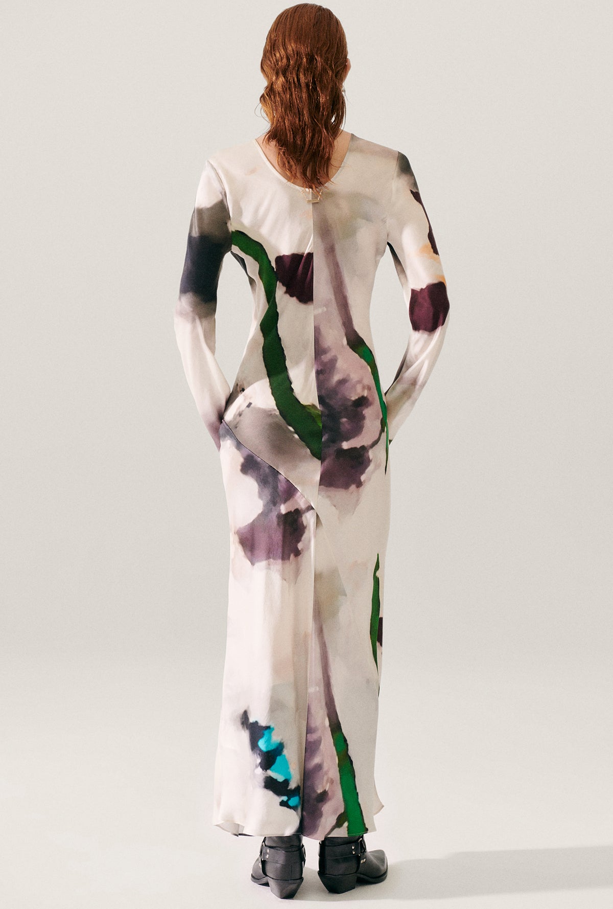 Robe longue biais Phosphate