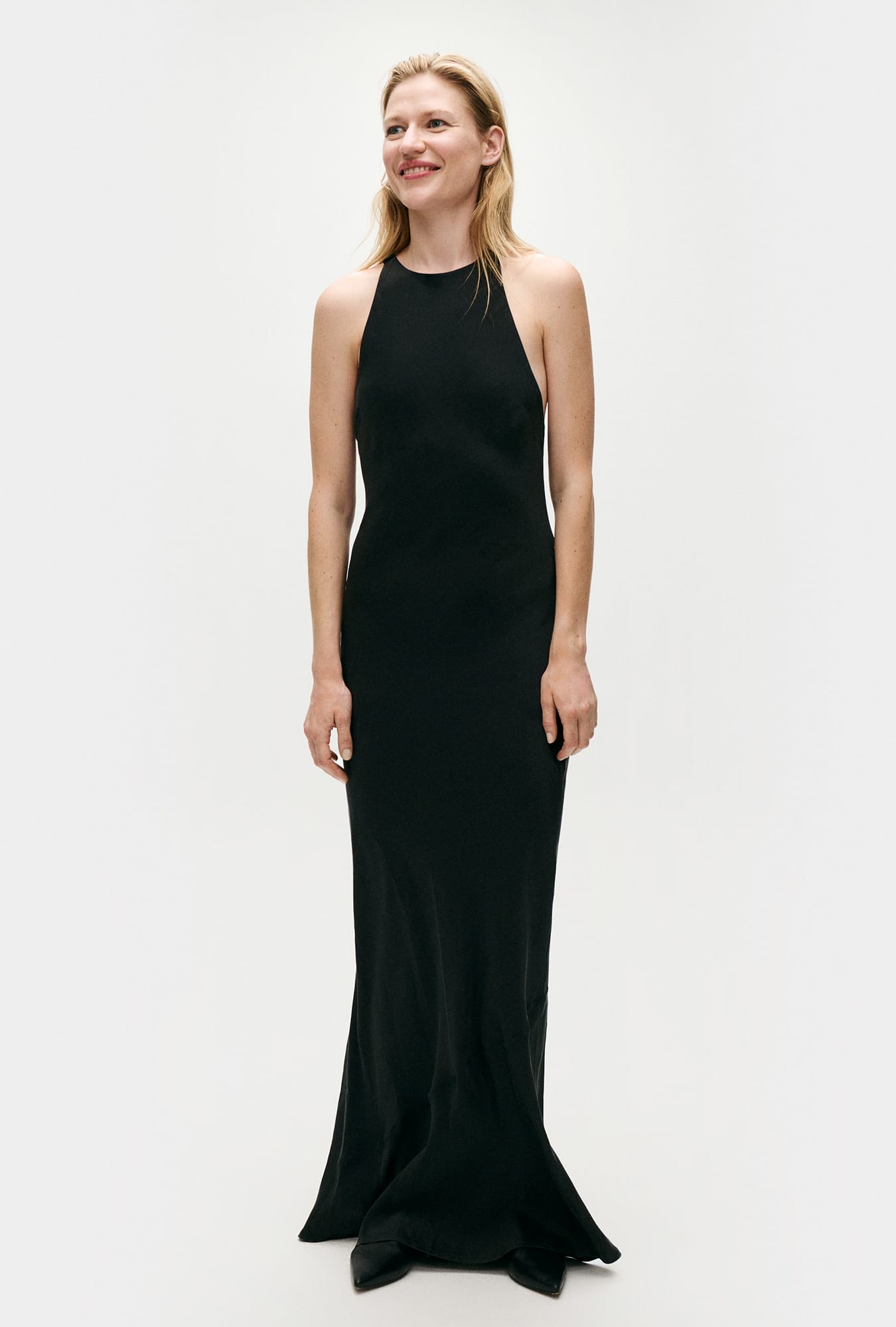 High Low Dress Black