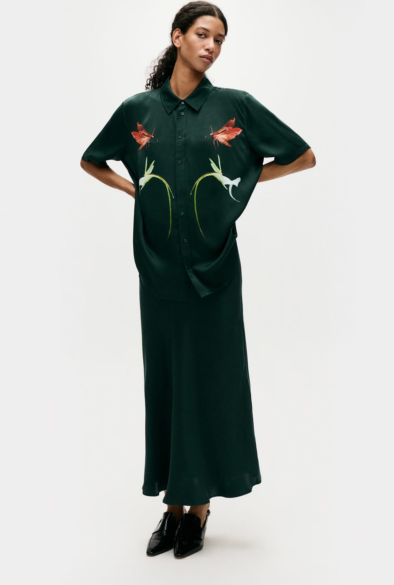 Chemise Boyfriend Manches Courtes Symbiotique