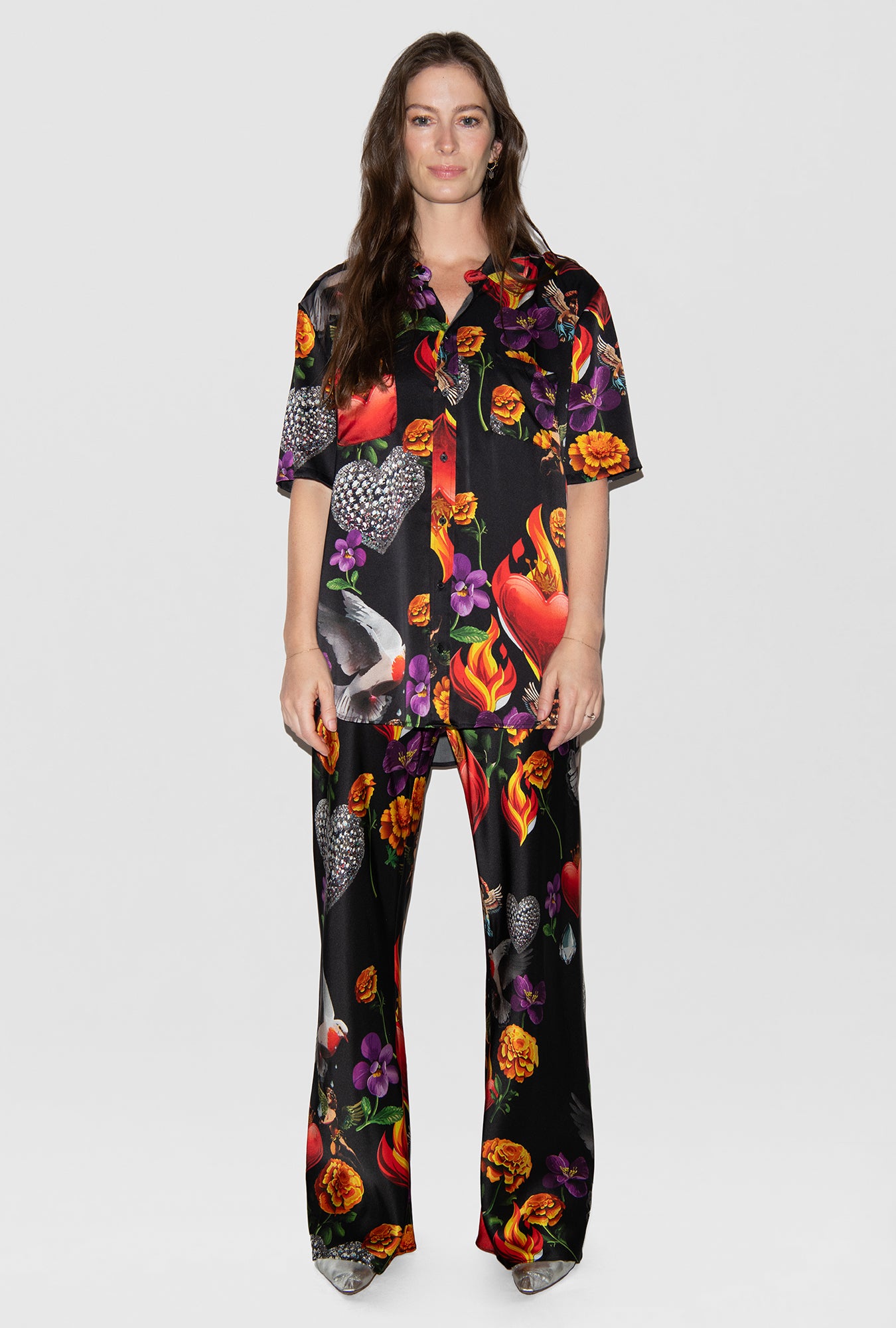 Pantalon coupé en biais Dearly Beloved Noir