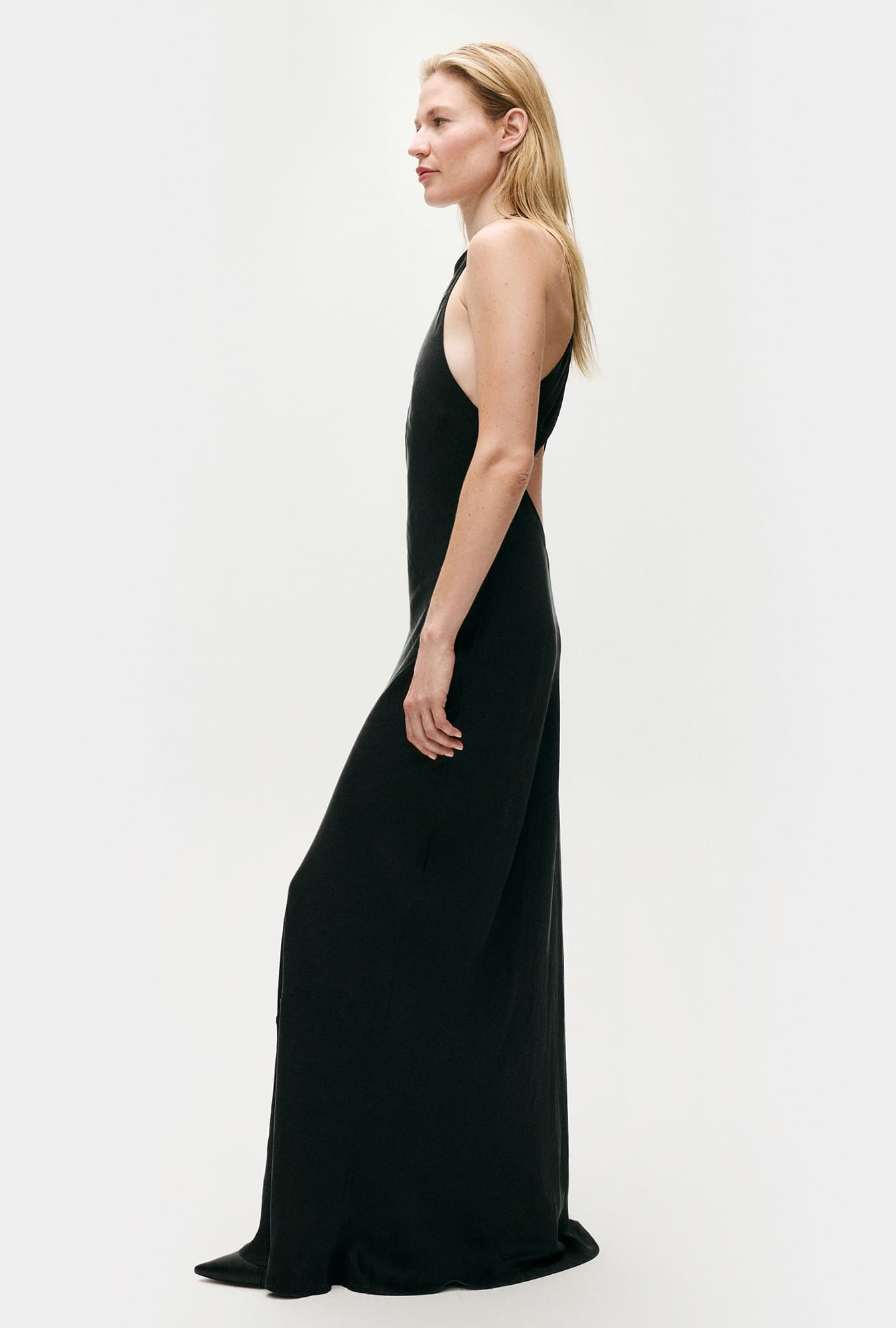 High Low Dress Black