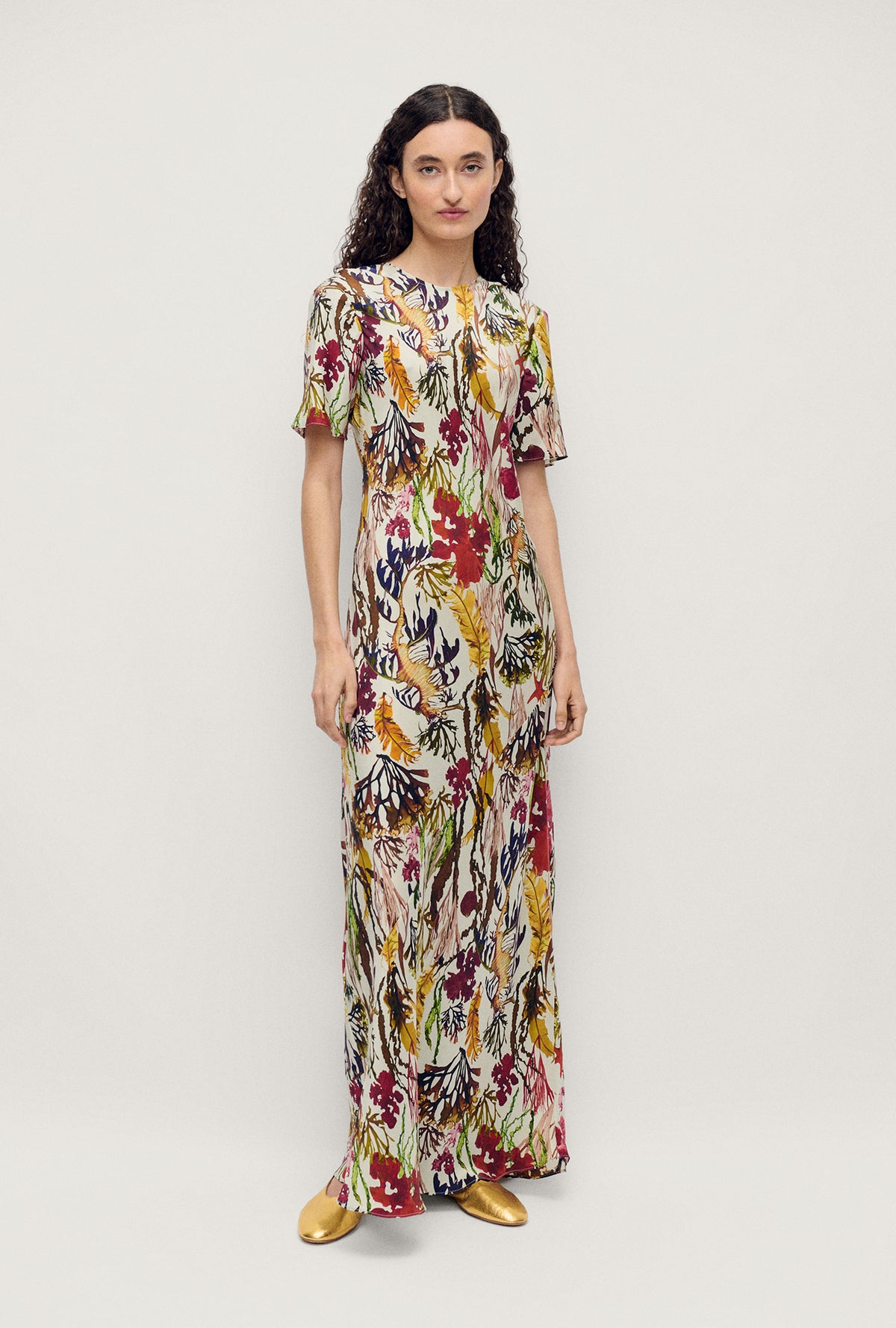 Robe biais manches courtes Planktonic