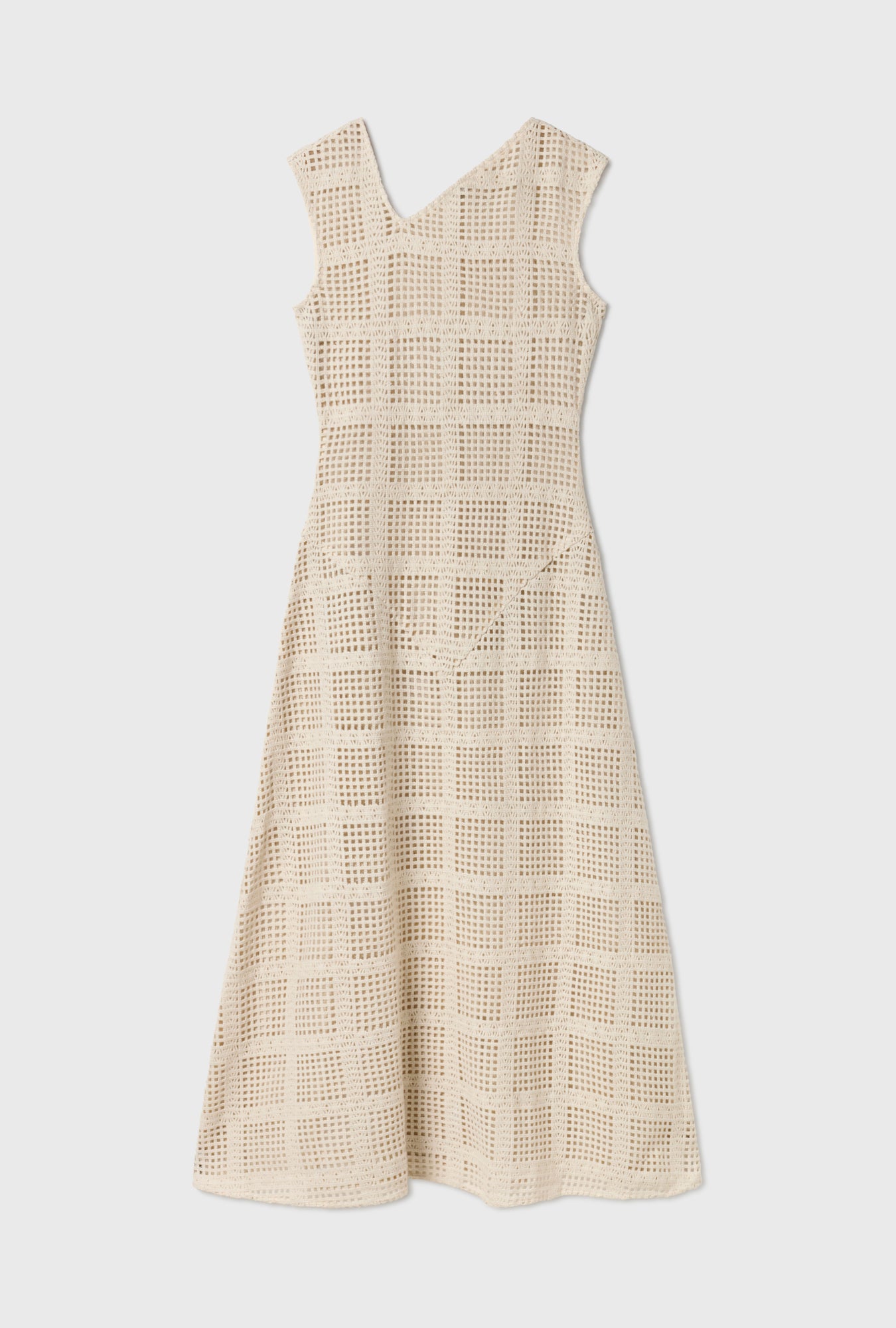 Cotton Grid Got It Dress Natural