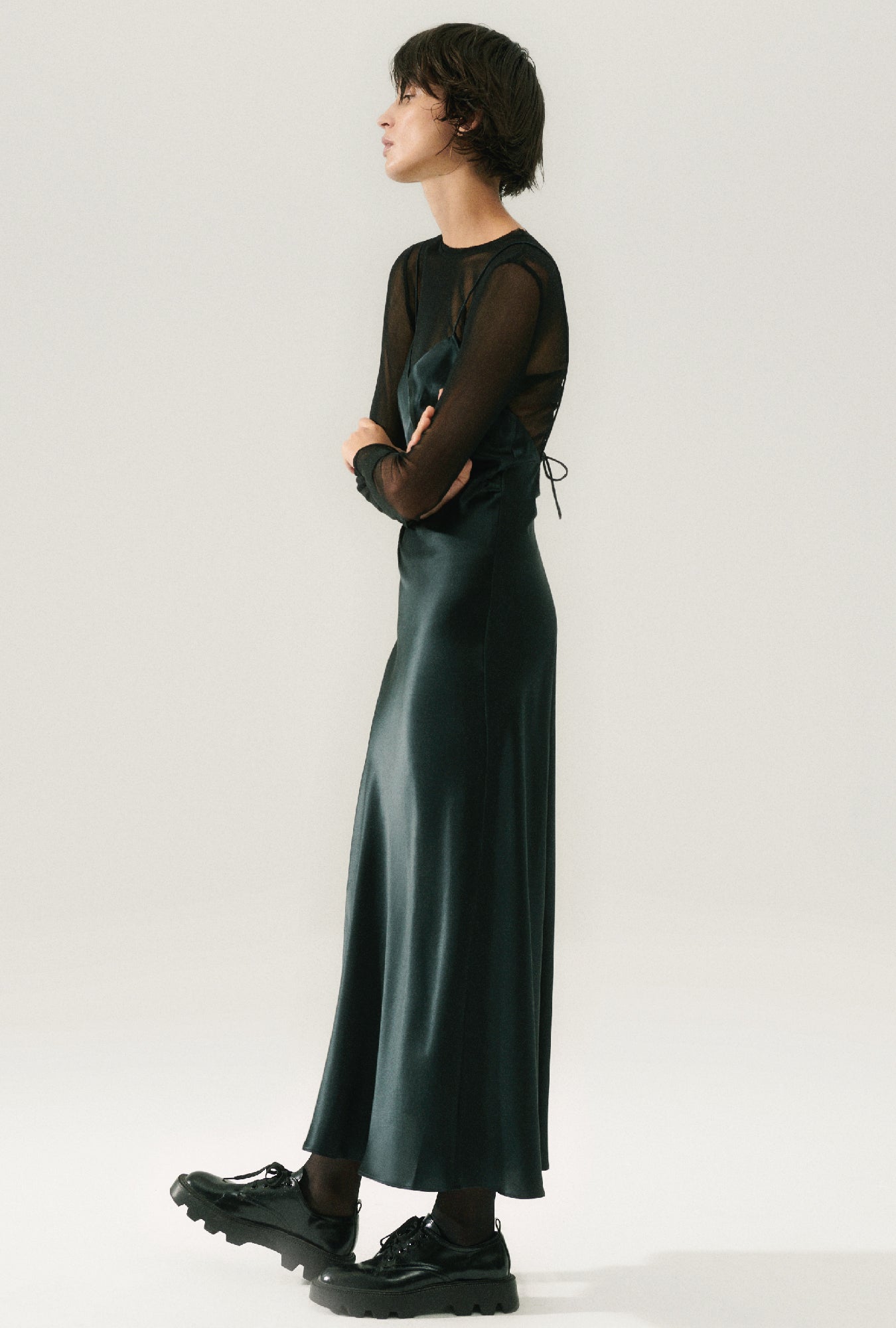 Robe noire Deco Rouleau