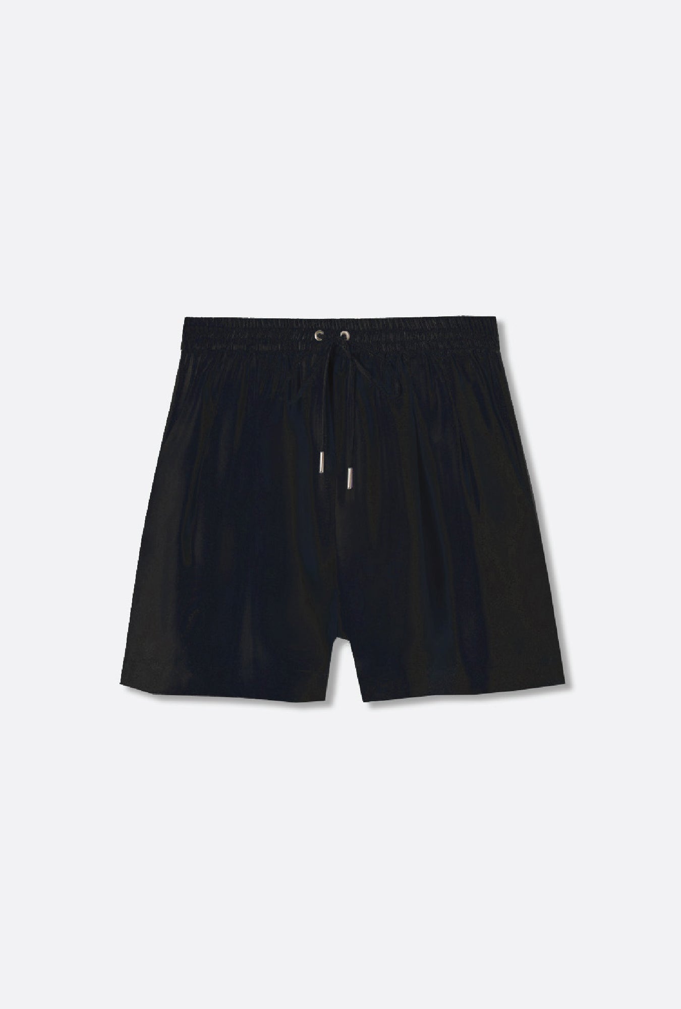 Twill Slouch Shorts Black