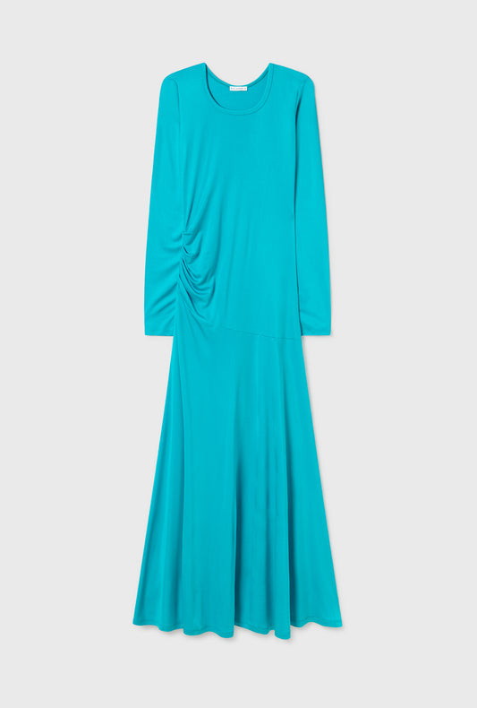 Robe longue à manches longues en jersey Oxygen