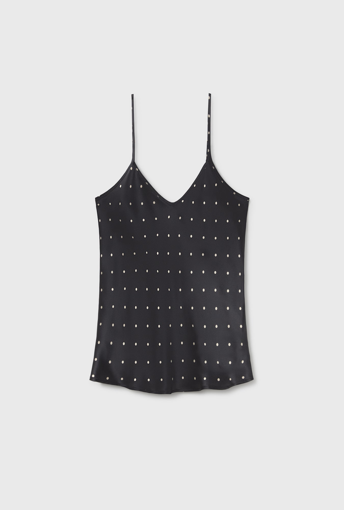 Bias Cut Cami Small Polka Dot