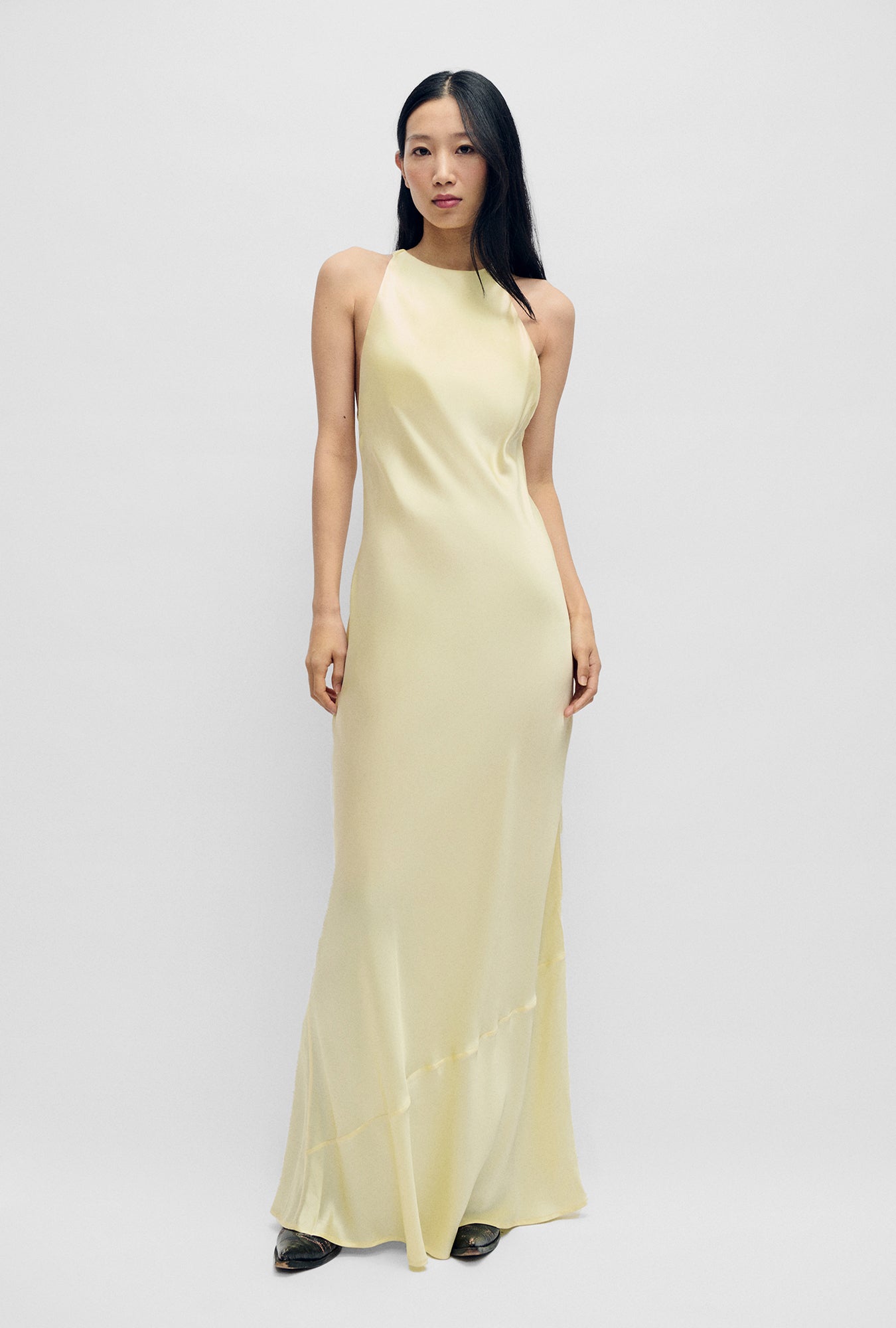 Robe asymétrique Vanille Fleurie
