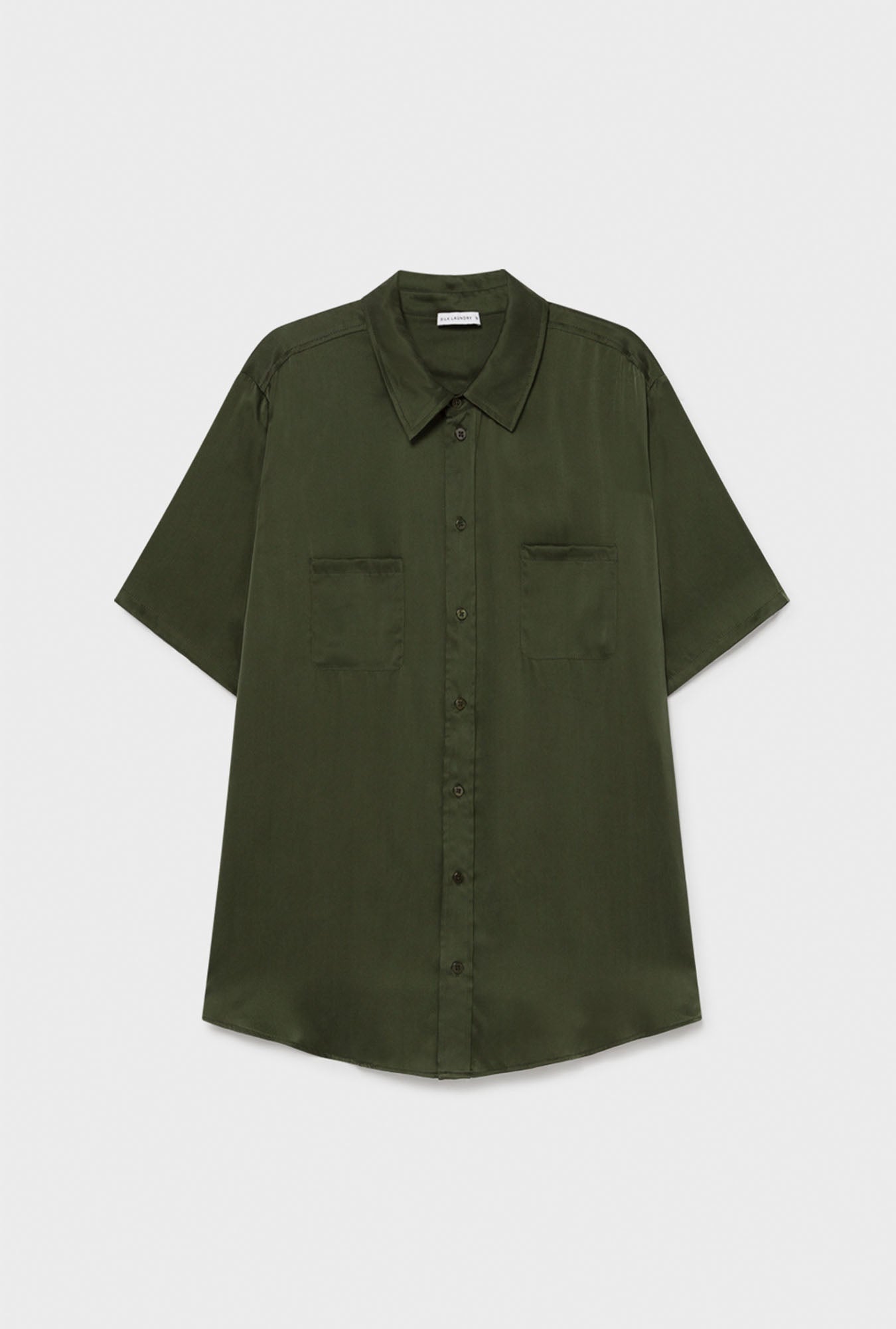 Short Sleeve Boyfriend Shirt Cedar