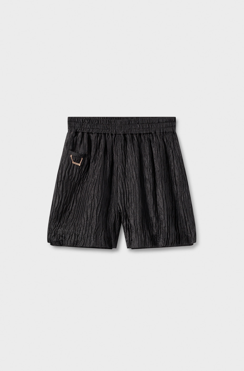Short Noir Froissé