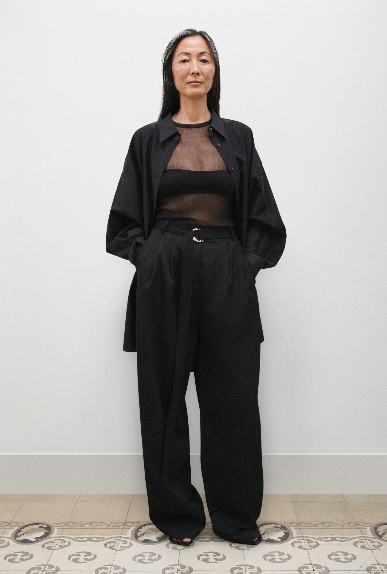 Wool Trouser Black