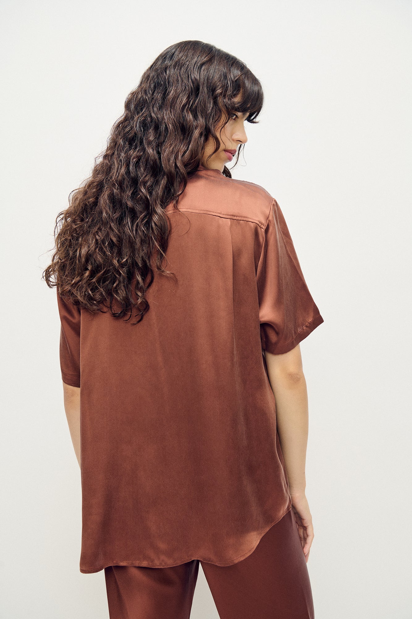 Chemise courte coupe droite Root