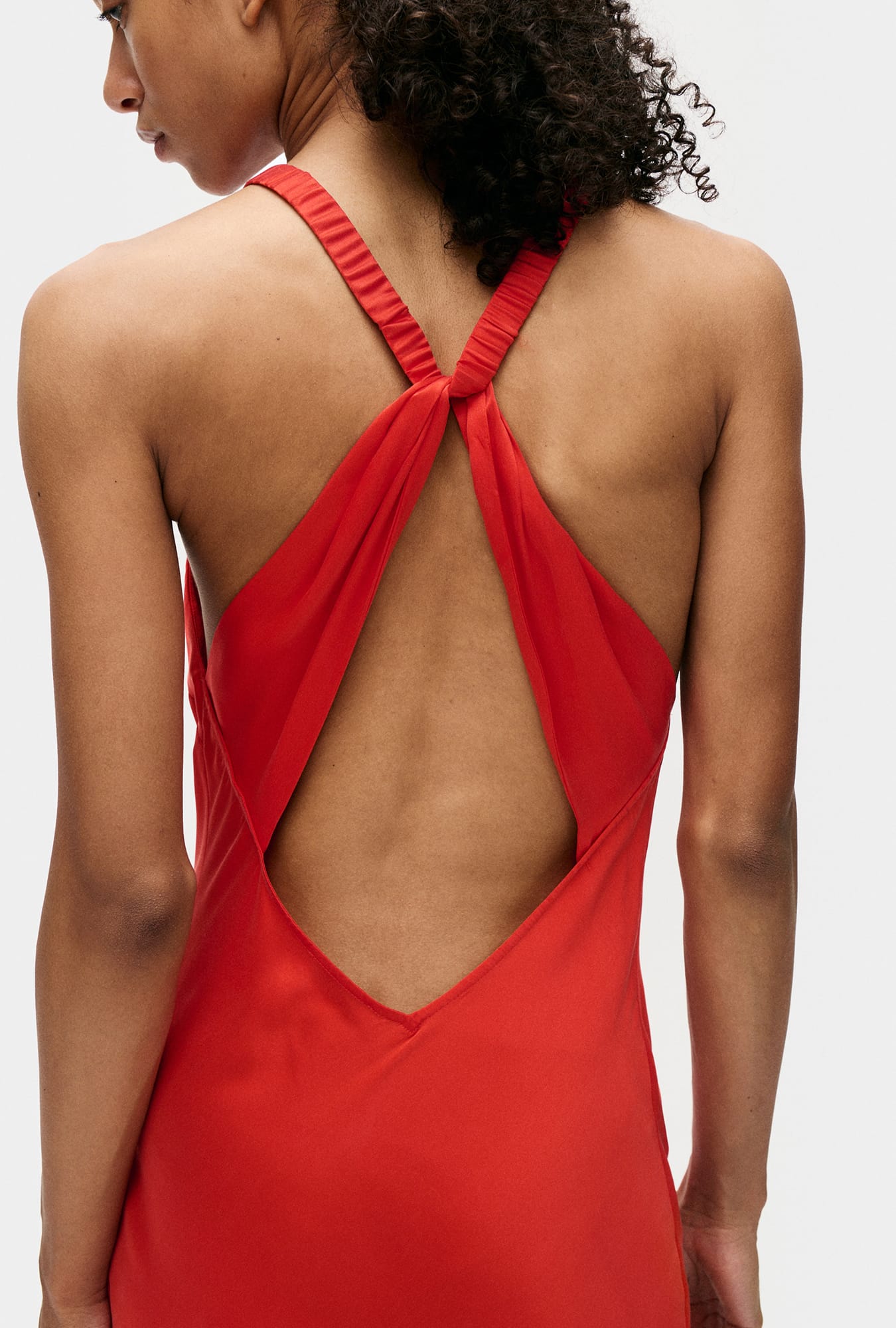 Robe asymétrique Géranium