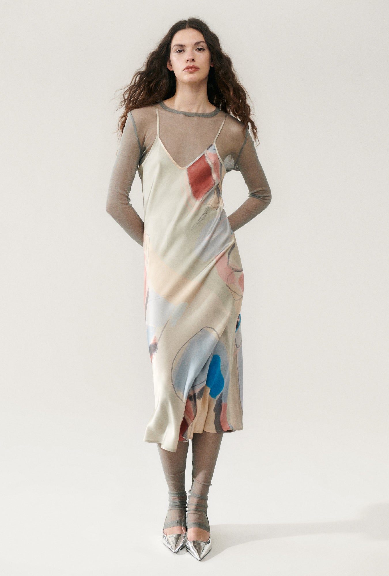 90S Slip Dress Expressionist