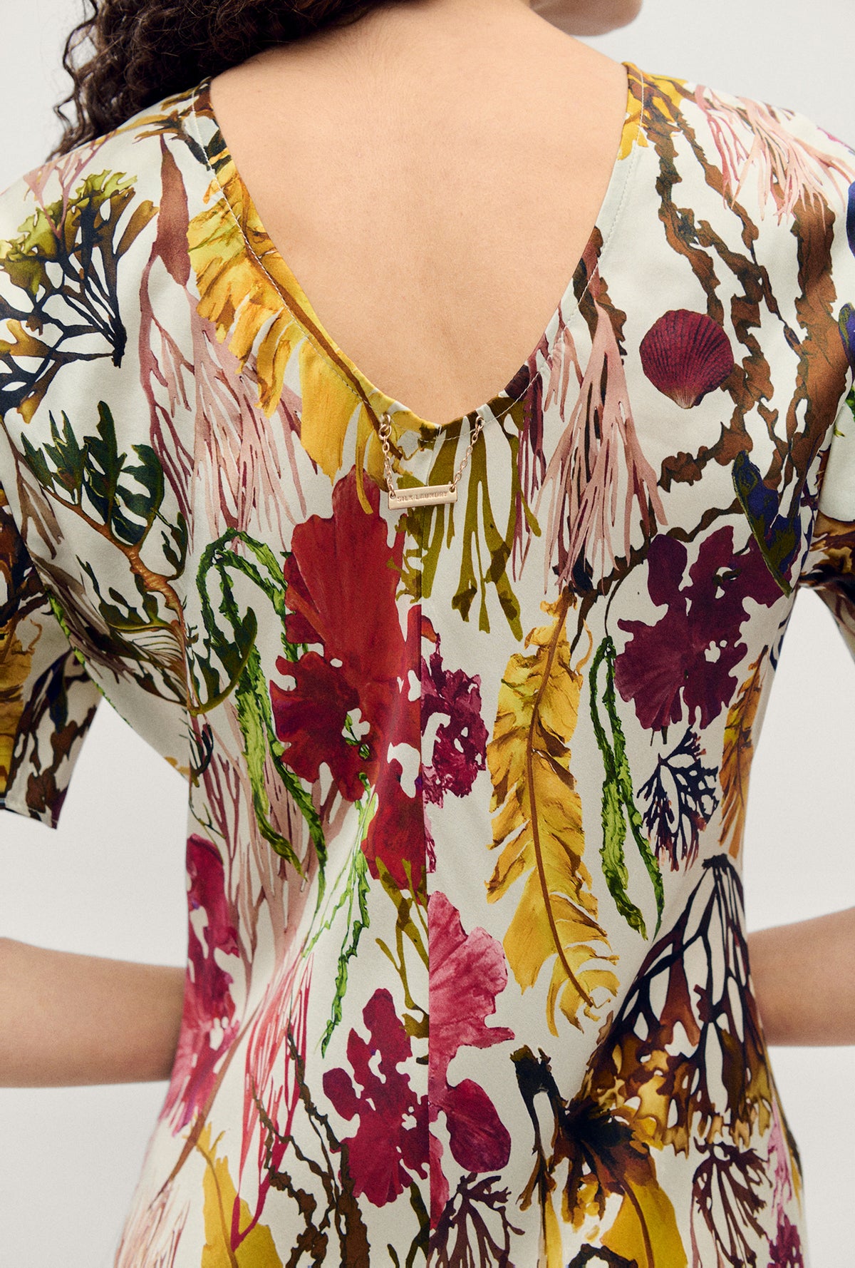 Robe biais manches courtes Planktonic