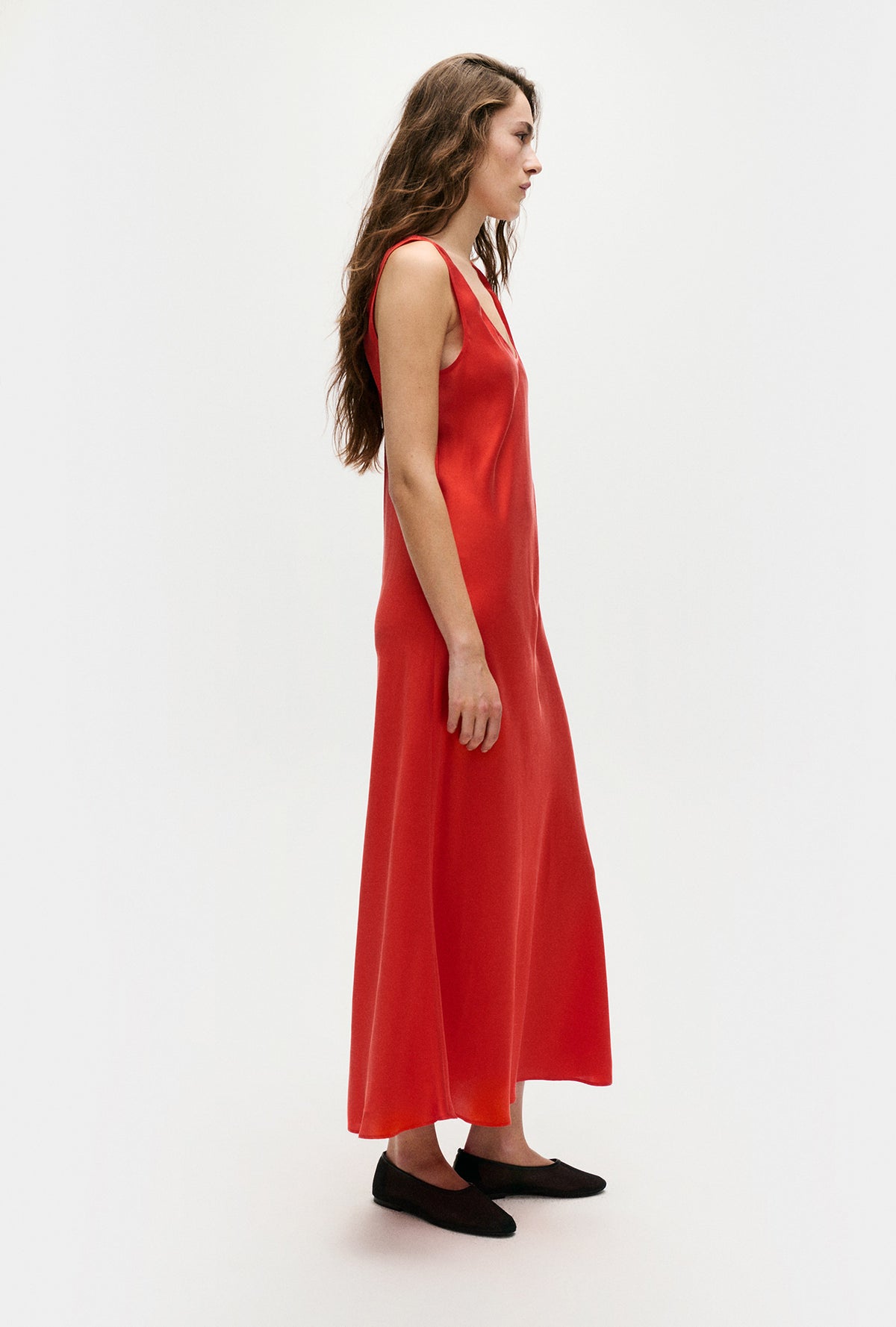 Robe col rond Géranium