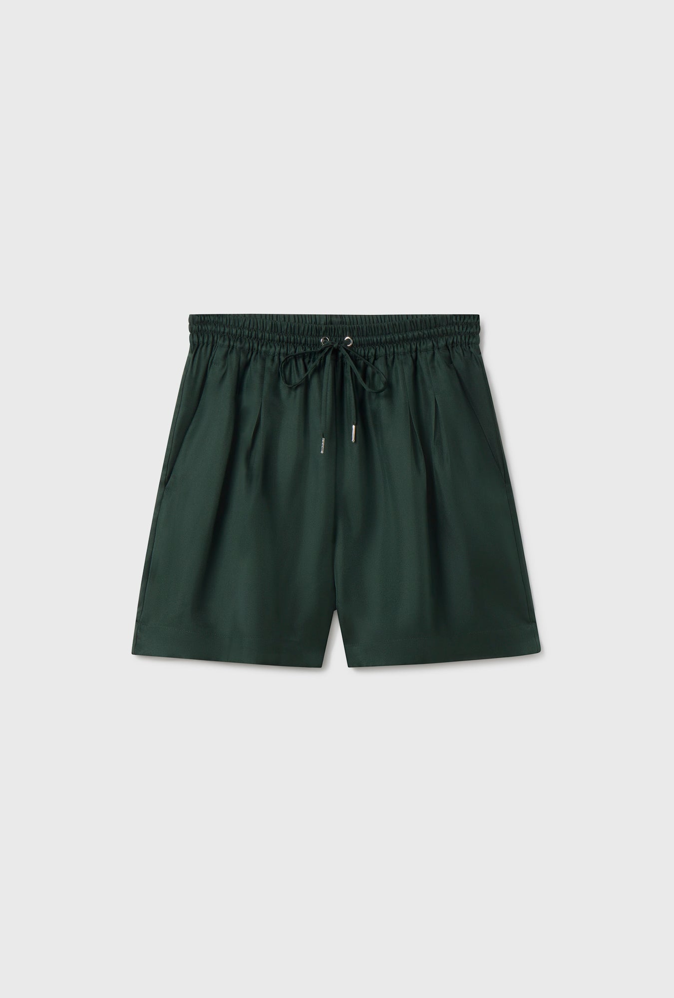 Twill Slouch Shorts Scarab