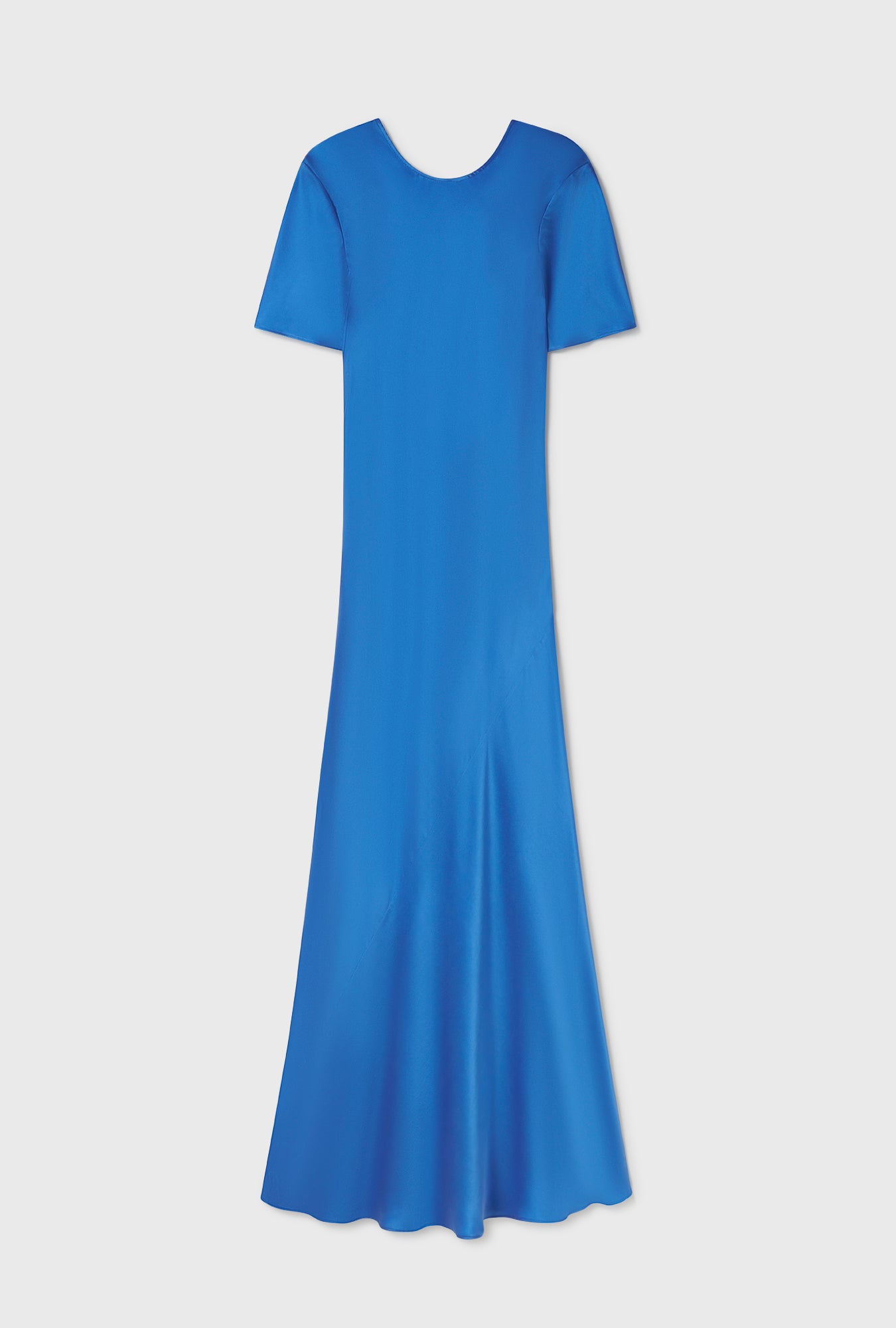 Short Sleeve Bias Dress Wave