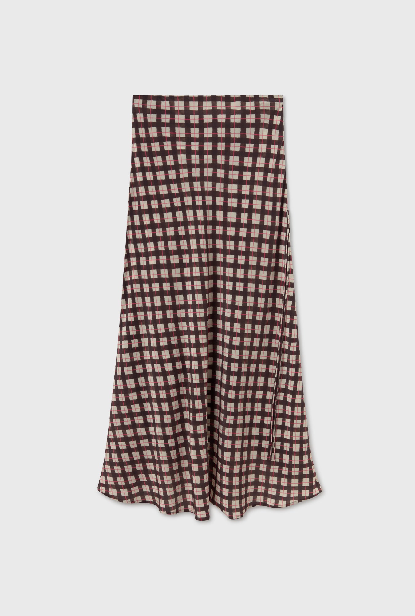 Jupe longue biais CDC Gingham Luna