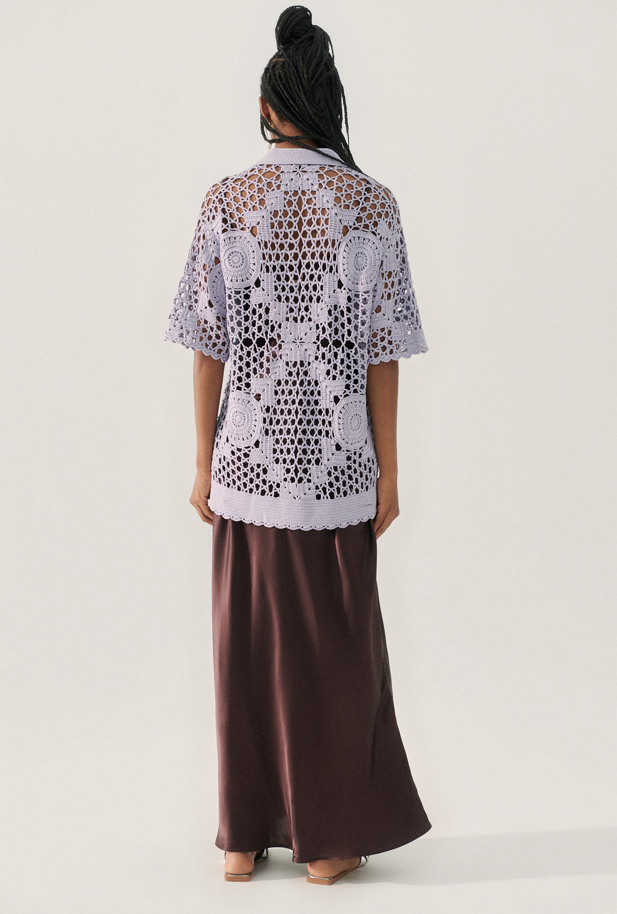Chemise crochet Lavande Papi