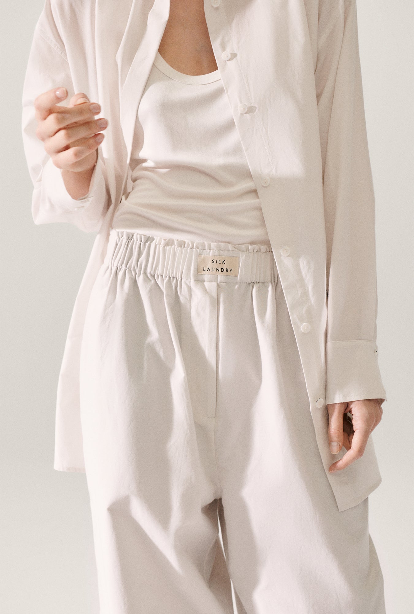 Pantalon en papier en soie de coton anti-poussière