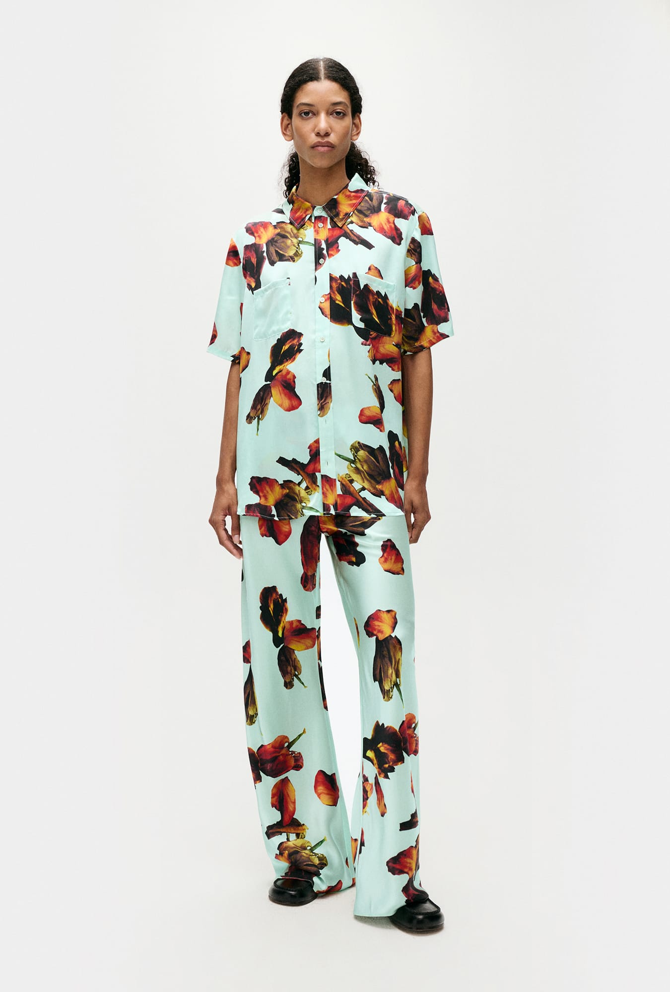 Short Sleeve Boyfriend Shirt Tulipa Dew