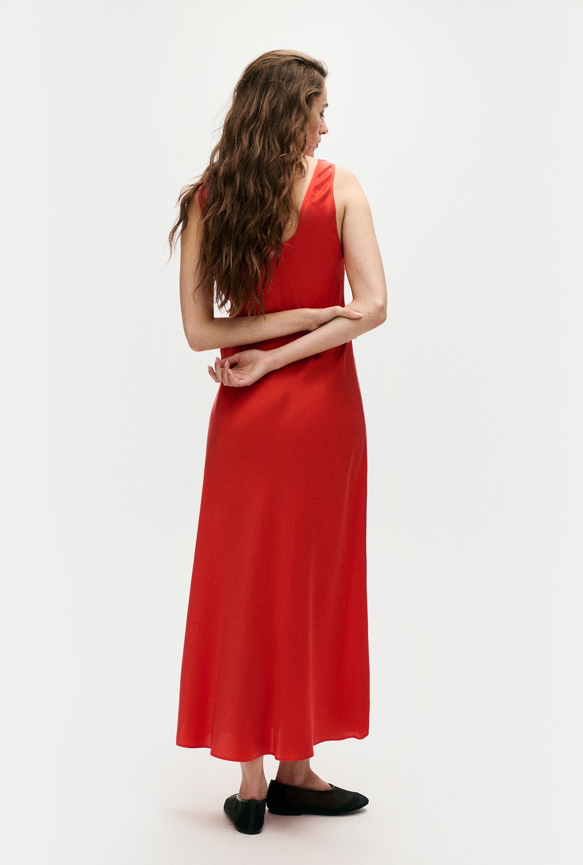 Robe col rond Géranium