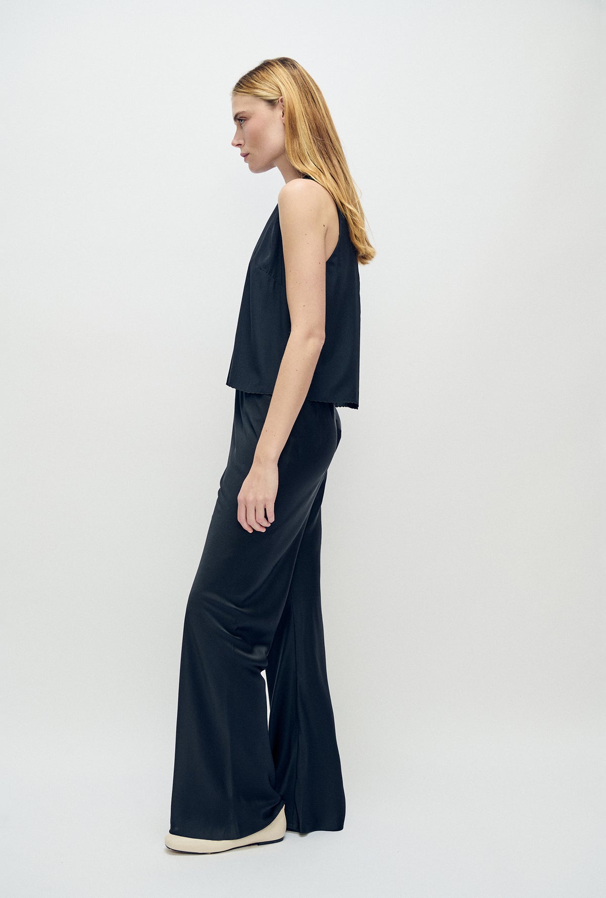 CDC Bias Cut Pants Black
