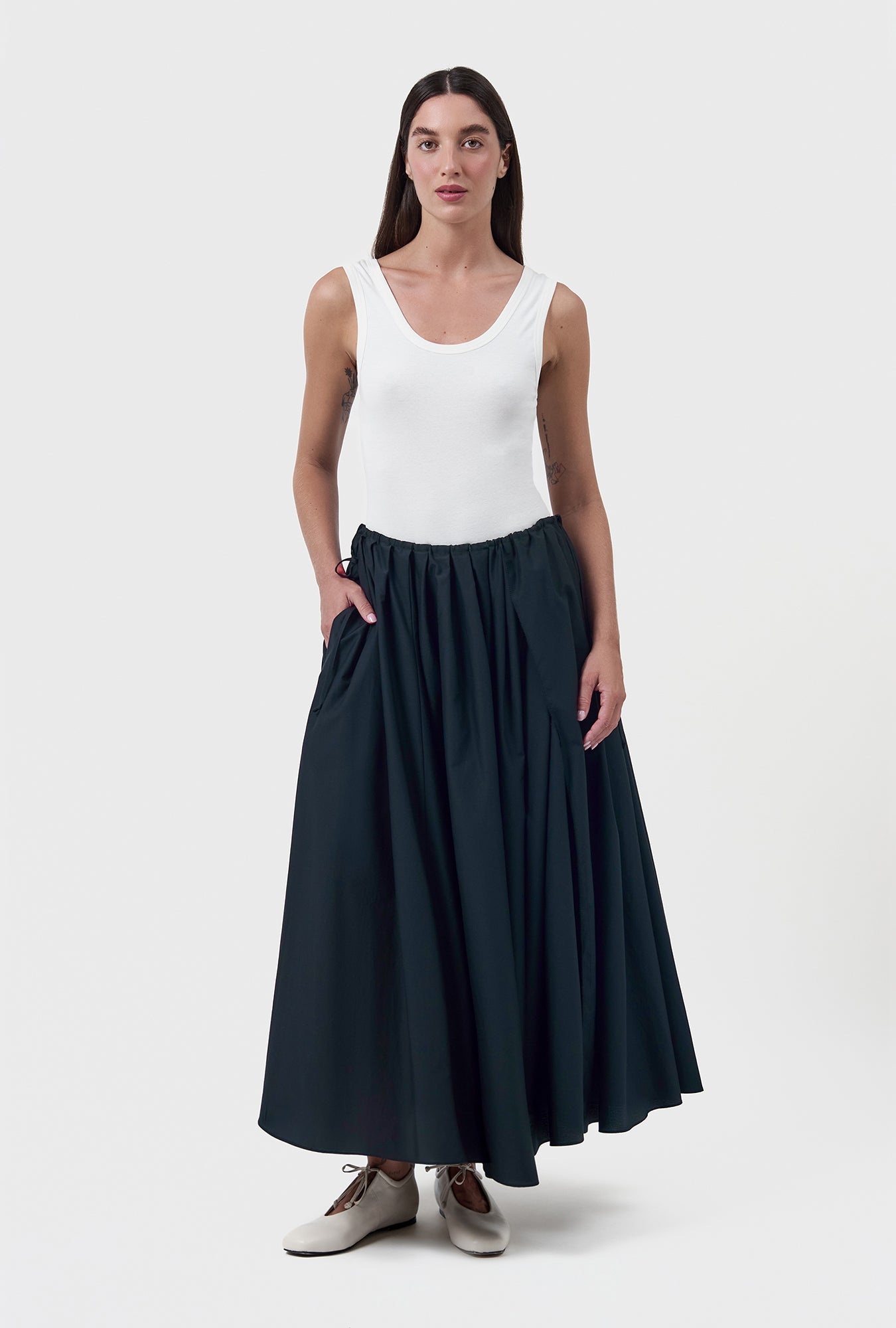 Daisy Skirt Black