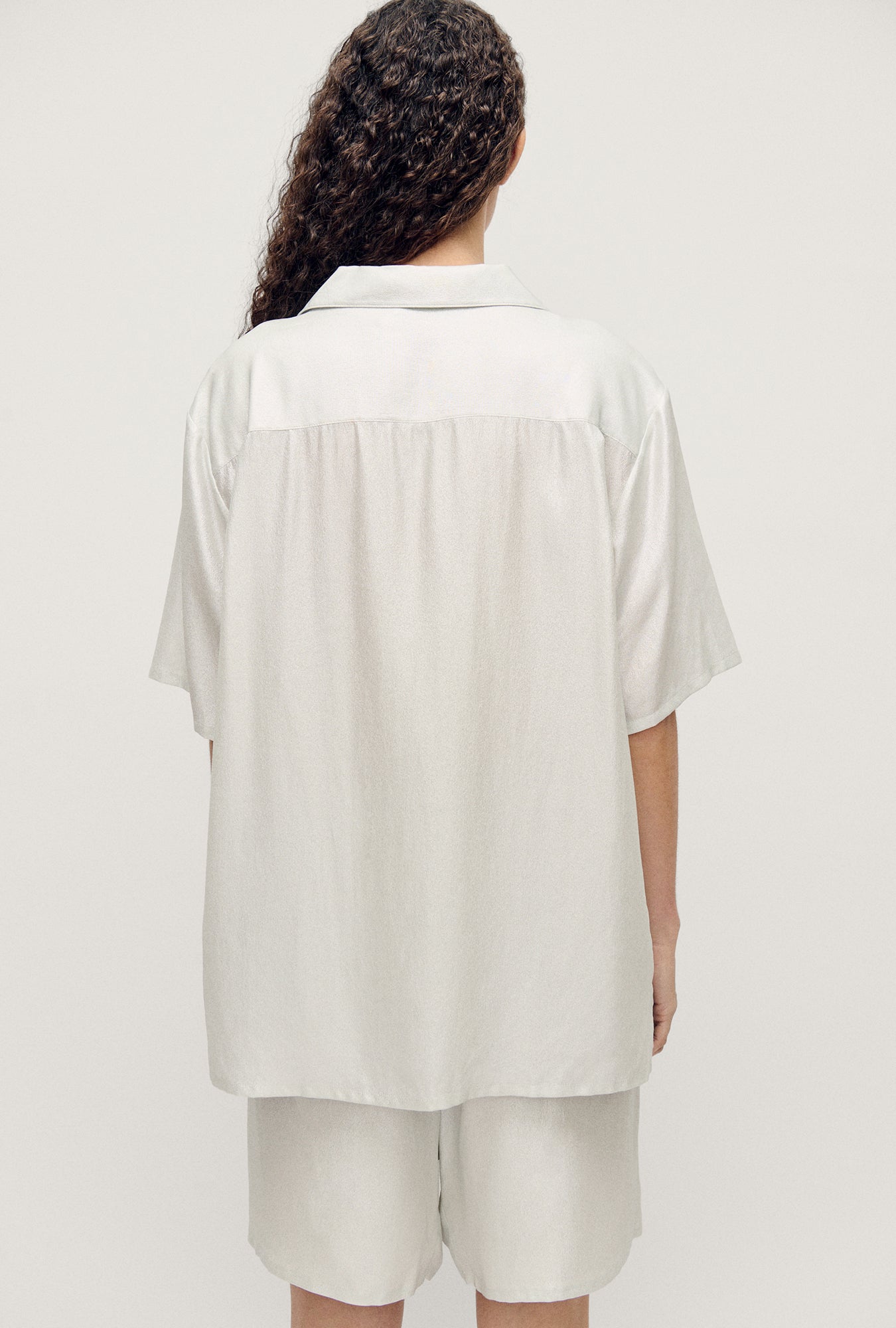 Chemise Camp à feuille d'argent