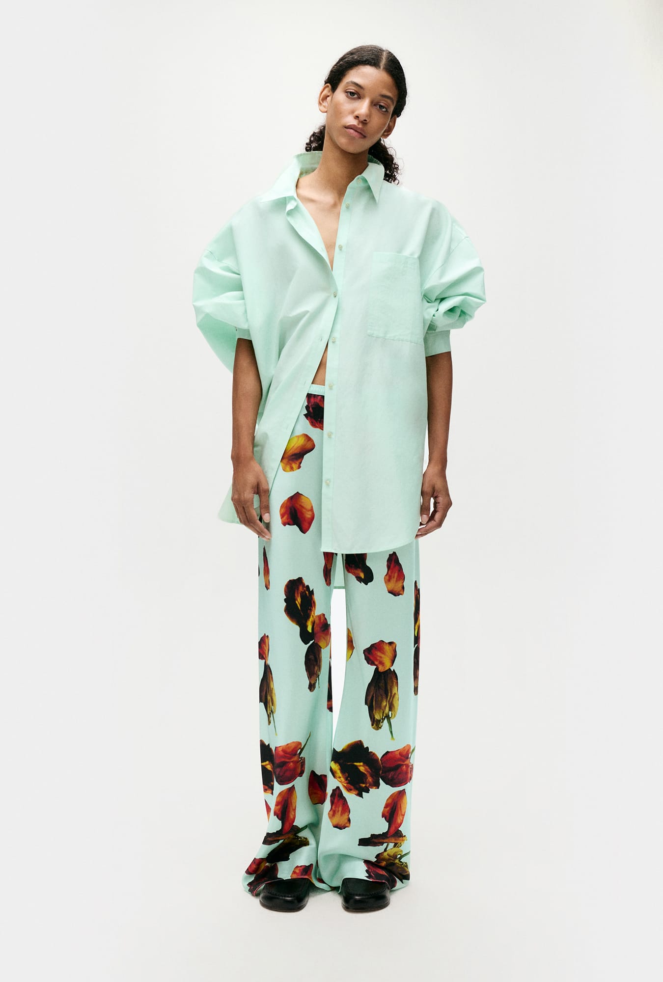 Bias Cut Pants Tulipa Dew