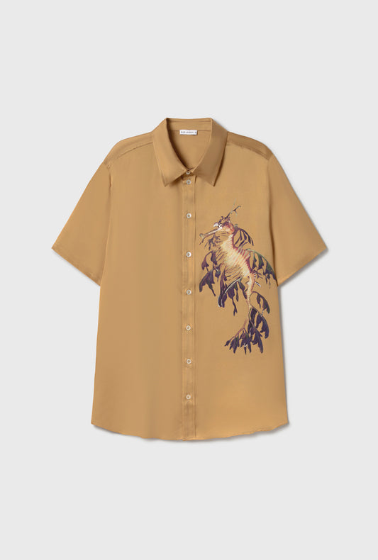 Chemise ample manches courtes Hippocampe