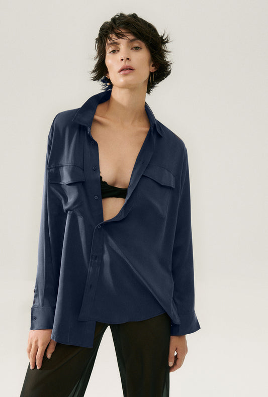 Chemise Boyfriend Midnight