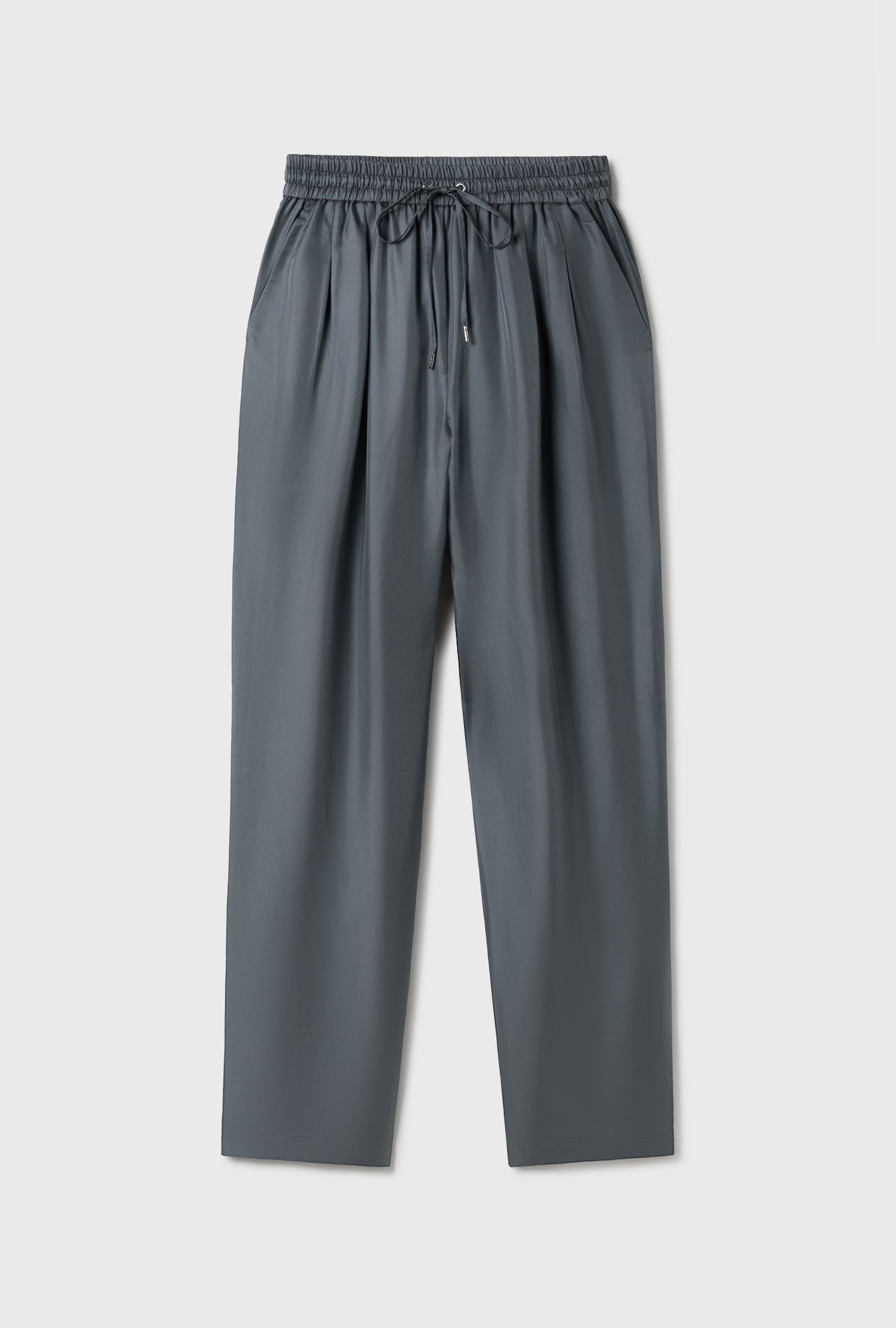 Pantalon ample en sergé Ardoise