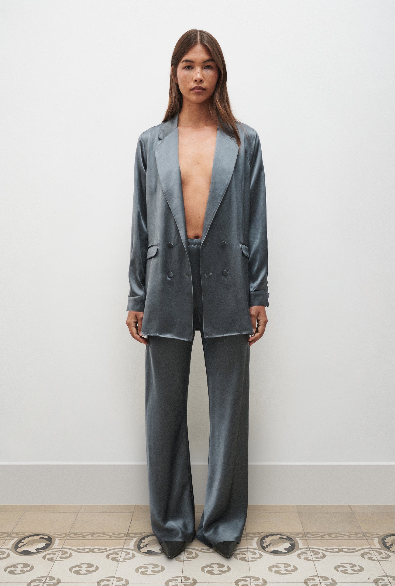 Pantalon Coupe Biaise Ardoise