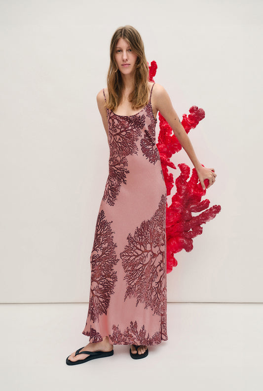 1996 Dress Pressed Coral