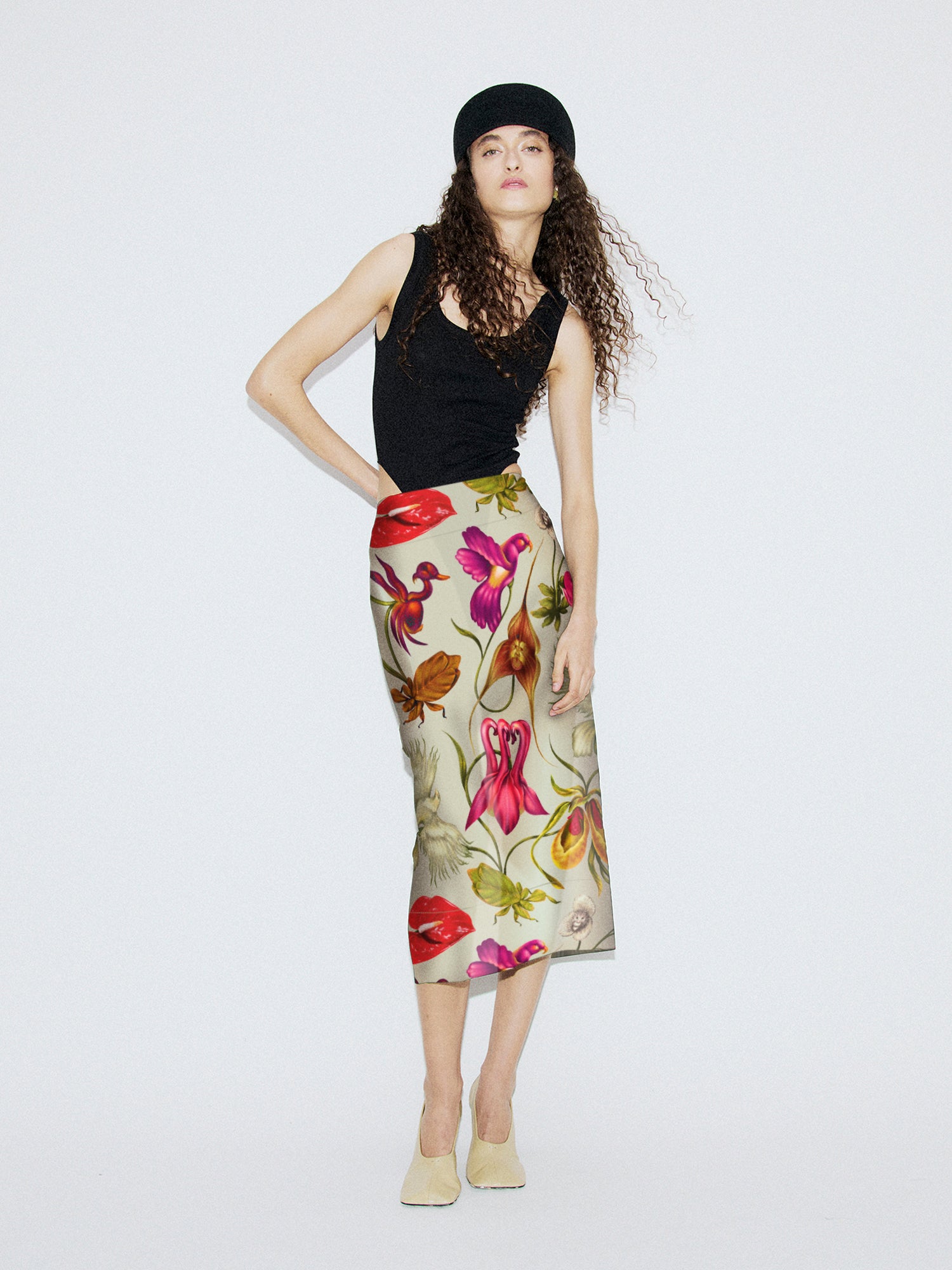 Cotton Silk Spectrum Skirt Wonderland