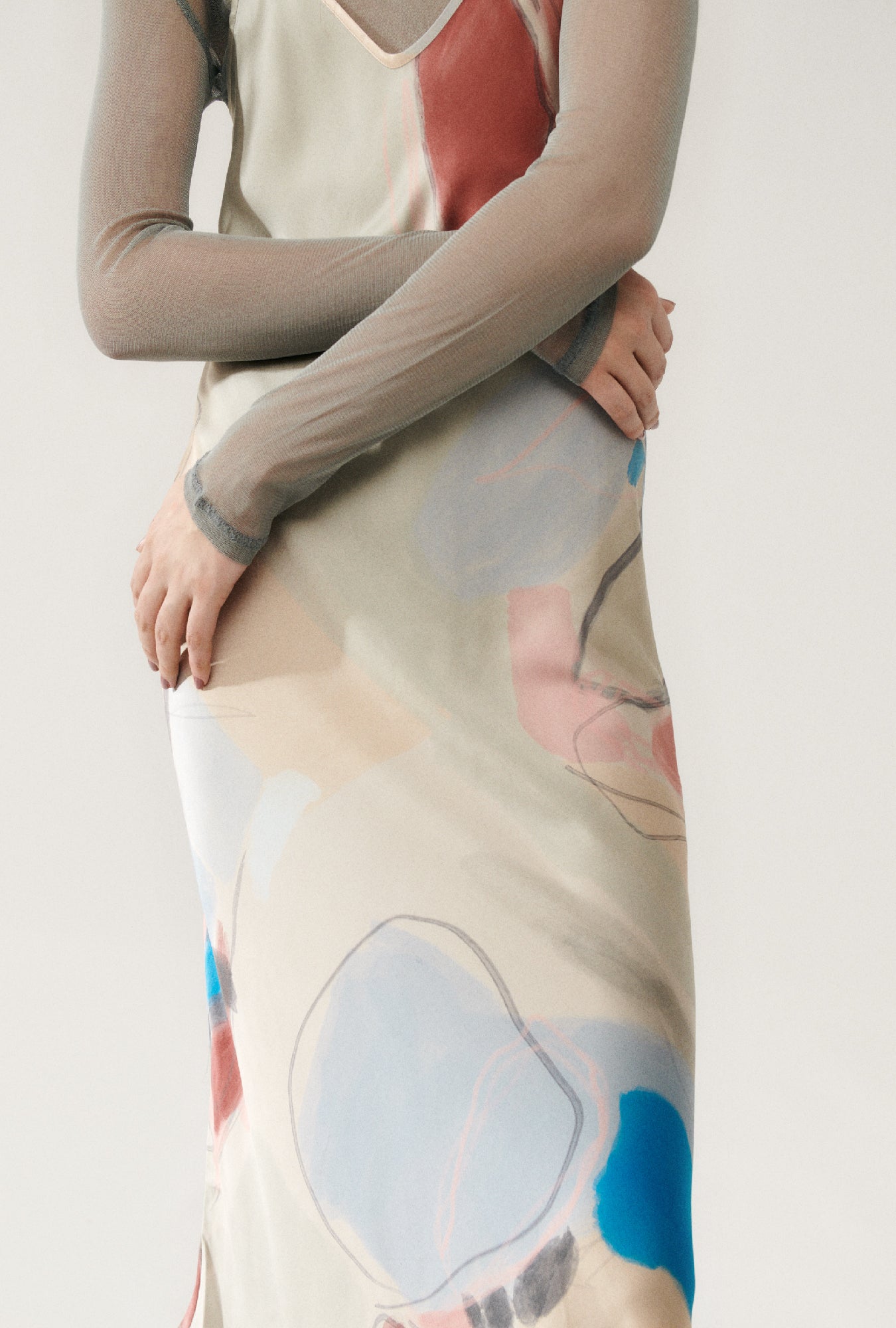 Robe nuisette expressionniste des années 90